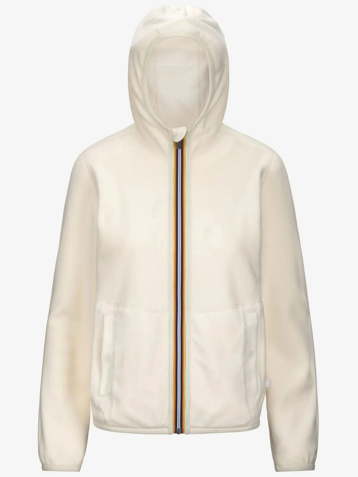 K-WAY Giubbino Donna Lily velour polar double K8138NW AV9 Bianco - Image 2
