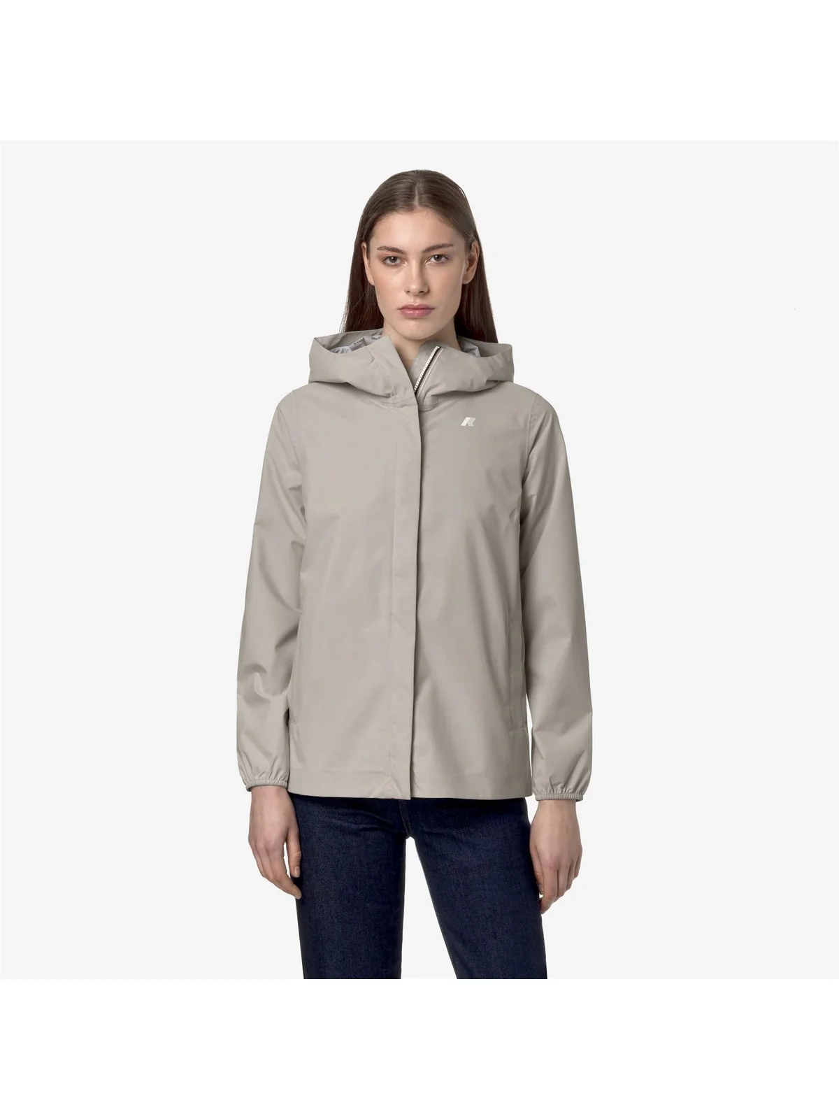 K-WAY Giubbino Donna MARGUERITE STRETCH DOT K31382W 634 BEIGE LT - Image 4