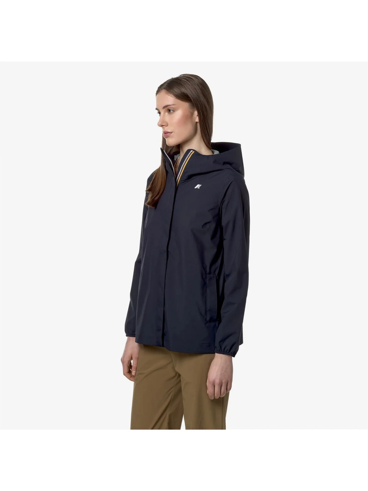 K-WAY Giubbino Donna MARGUERITE STRETCH DOT K31382W K89 BLUE DEPTH - Image 3