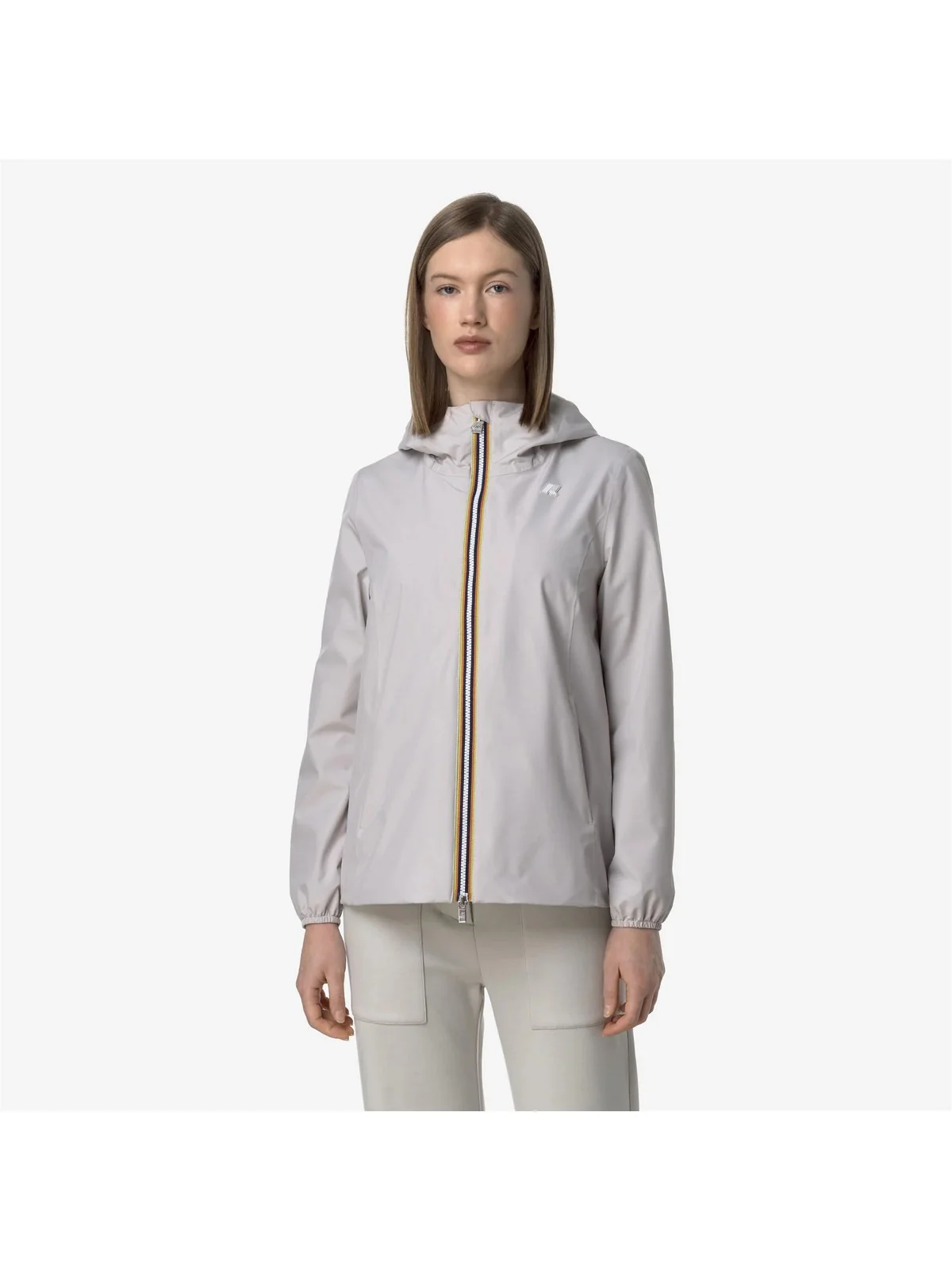 K-WAY Giubbino Donna MARGUERITE STRETCH POLY JERSEY K8138PW 634 BEIGE LT - Image 4