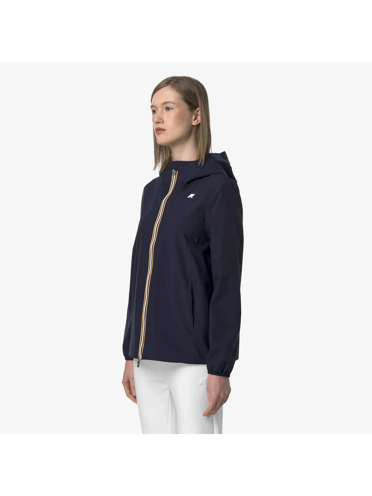 K-WAY Giubbino Donna MARGUERITE STRETCH POLY JERSEY K8138PW K89 BLUE DEPTH - Image 4