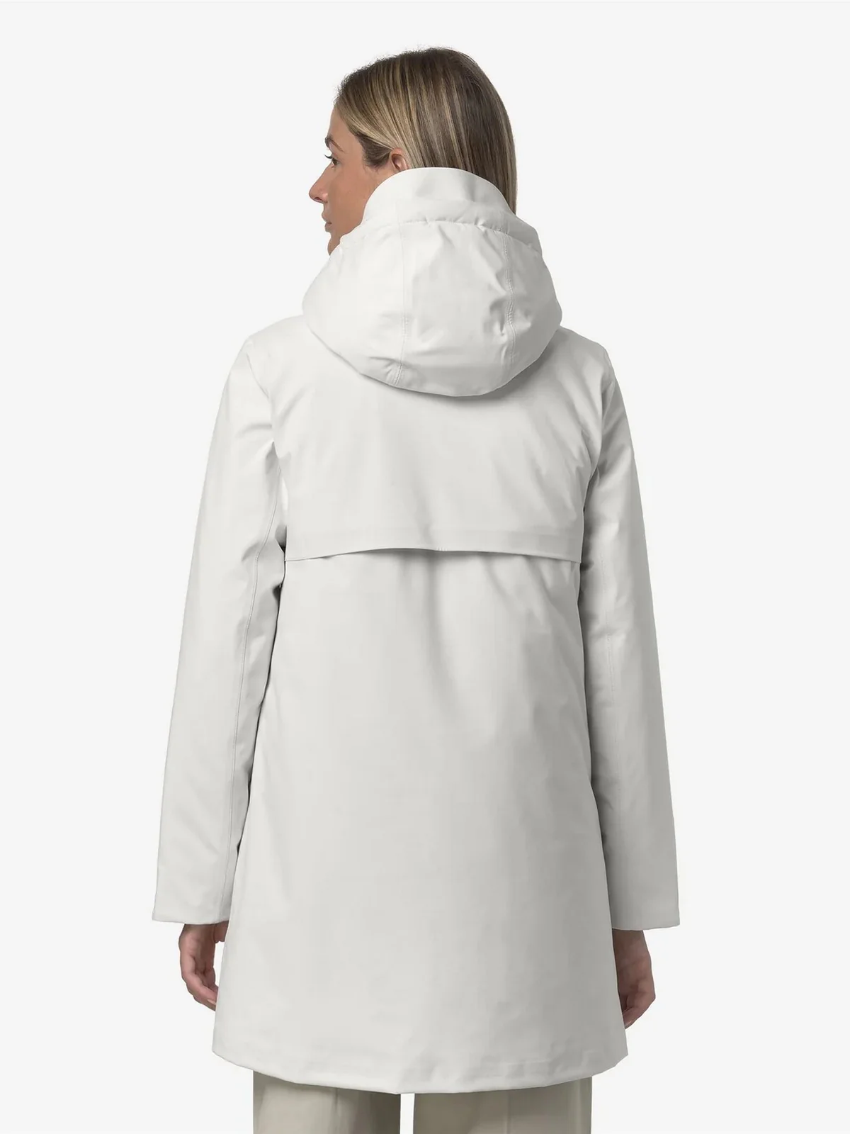 K-WAY Giubbino Donna Mathiel bonded padded K5136DW B2Z WHITE GARDENIA COMBO - Image 2