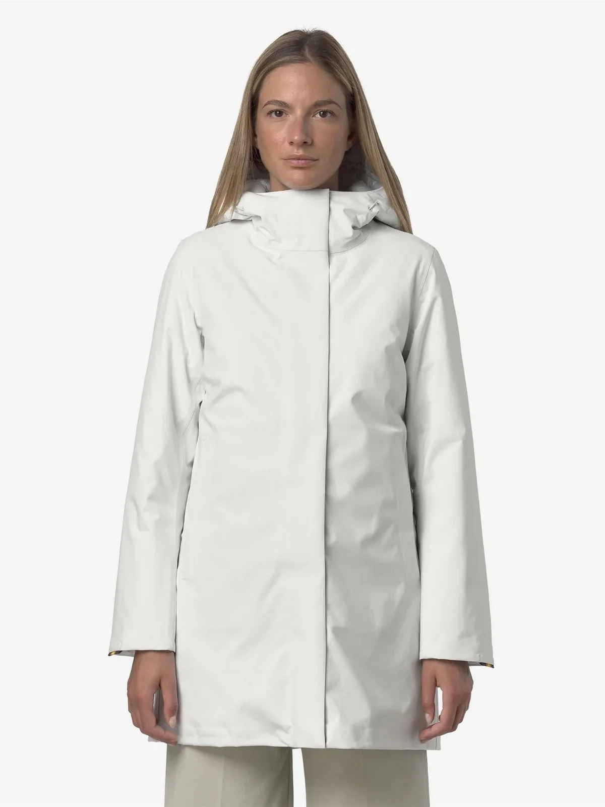 K-WAY Giubbino Donna Mathiel bonded padded K5136DW B2Z WHITE GARDENIA COMBO - Image 4