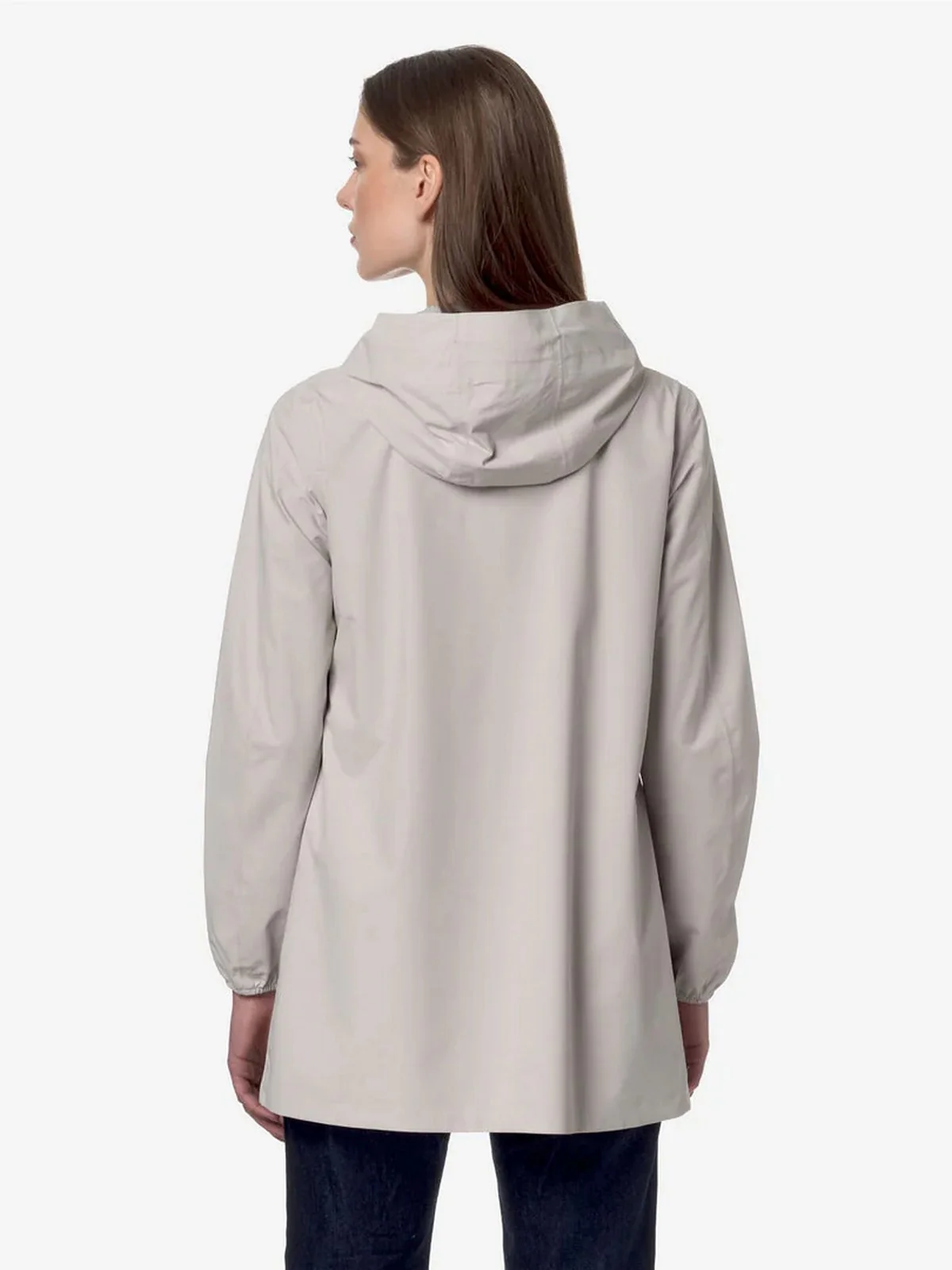 K-WAY Giubbino Donna Mathy Bonded Jersey V K7127JW 634 BEIGE LT - Image 5