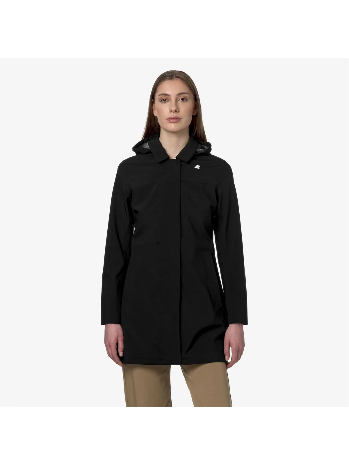 K-WAY Giubbino Donna Mathy Bonded Jersey V K7127JW USY Nero - Image 4
