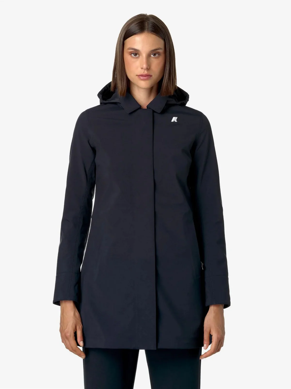 K-WAY Giubbino Donna Mathy bonded K2148BW A2B BLUE DEPHT-BLUE DEPHT - Image 2