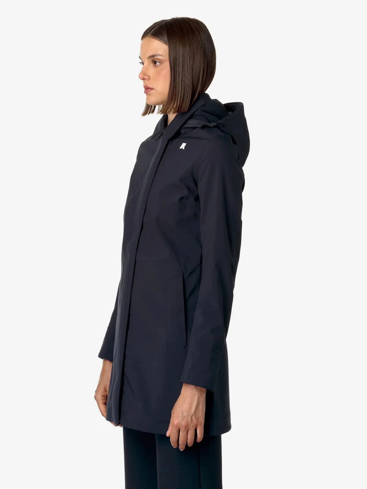 K-WAY Giubbino Donna Mathy bonded K2148BW A2B BLUE DEPHT-BLUE DEPHT - Image 3