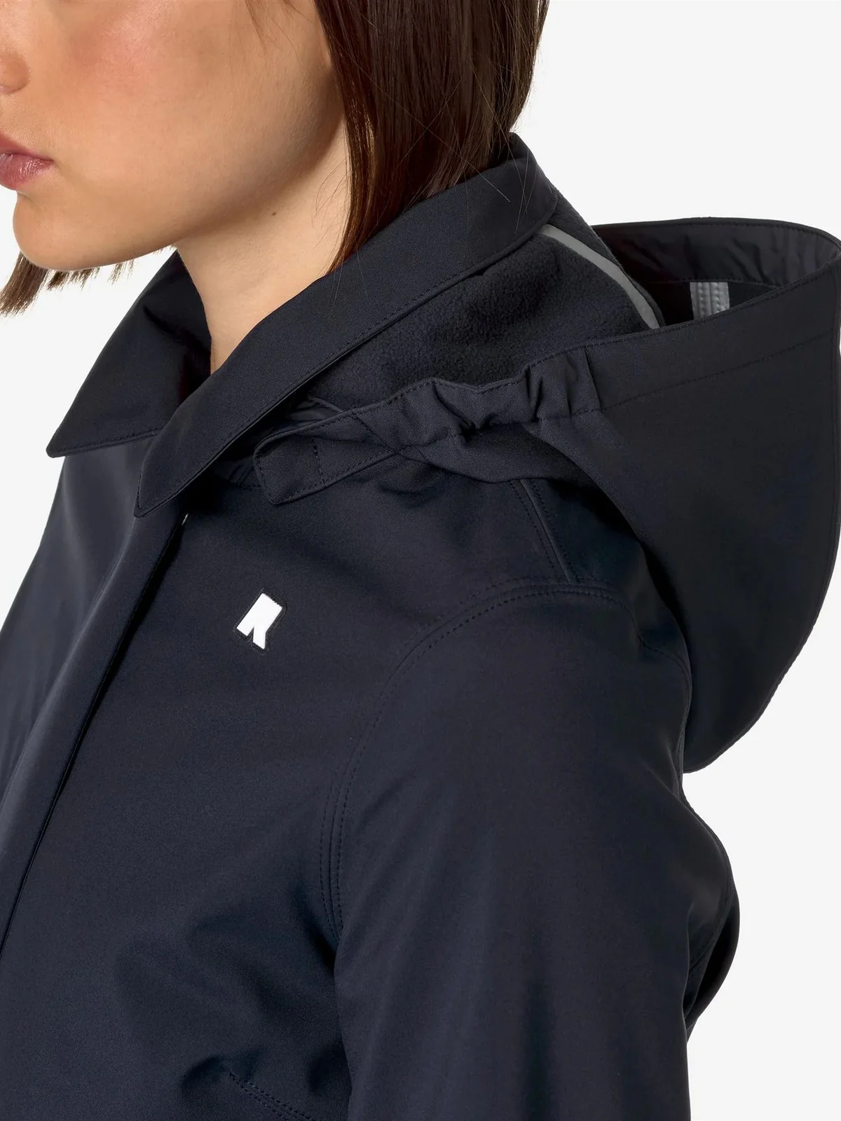 K-WAY Giubbino Donna Mathy bonded K2148BW A2B BLUE DEPHT-BLUE DEPHT - Image 5