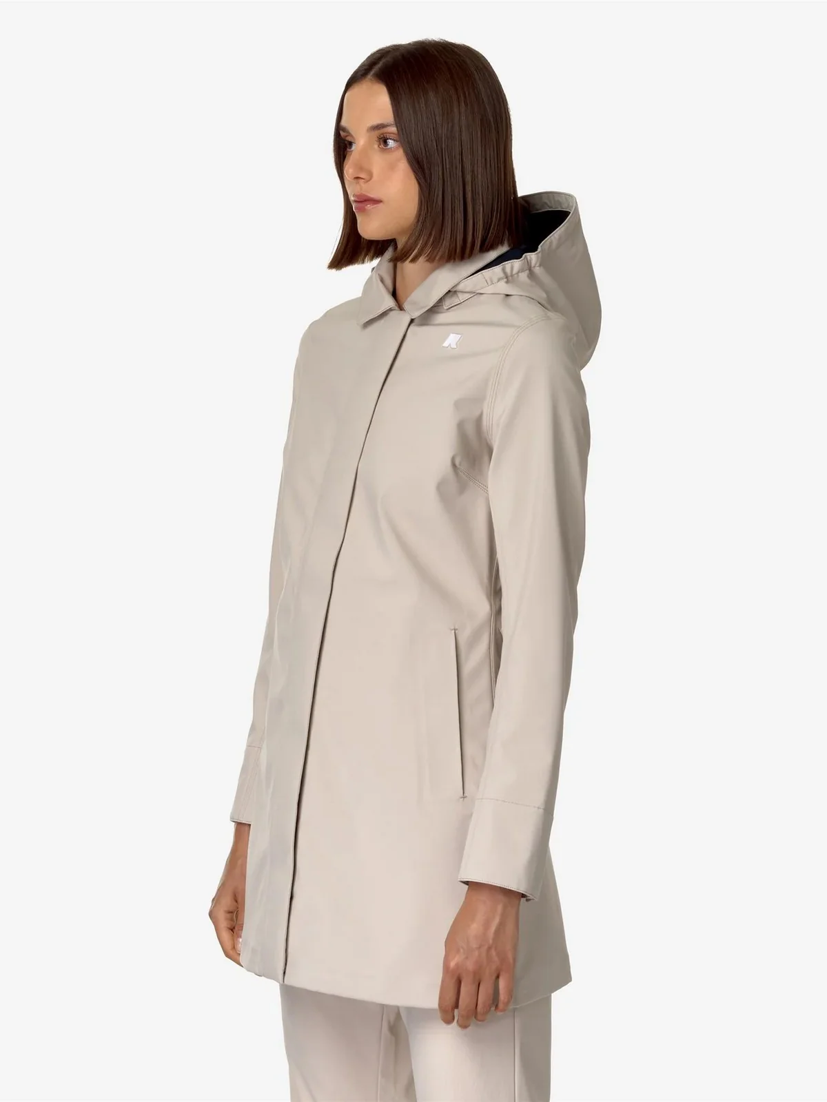 K-WAY Giubbino Donna Mathy bonded K2148BW ATC Beige - Image 3