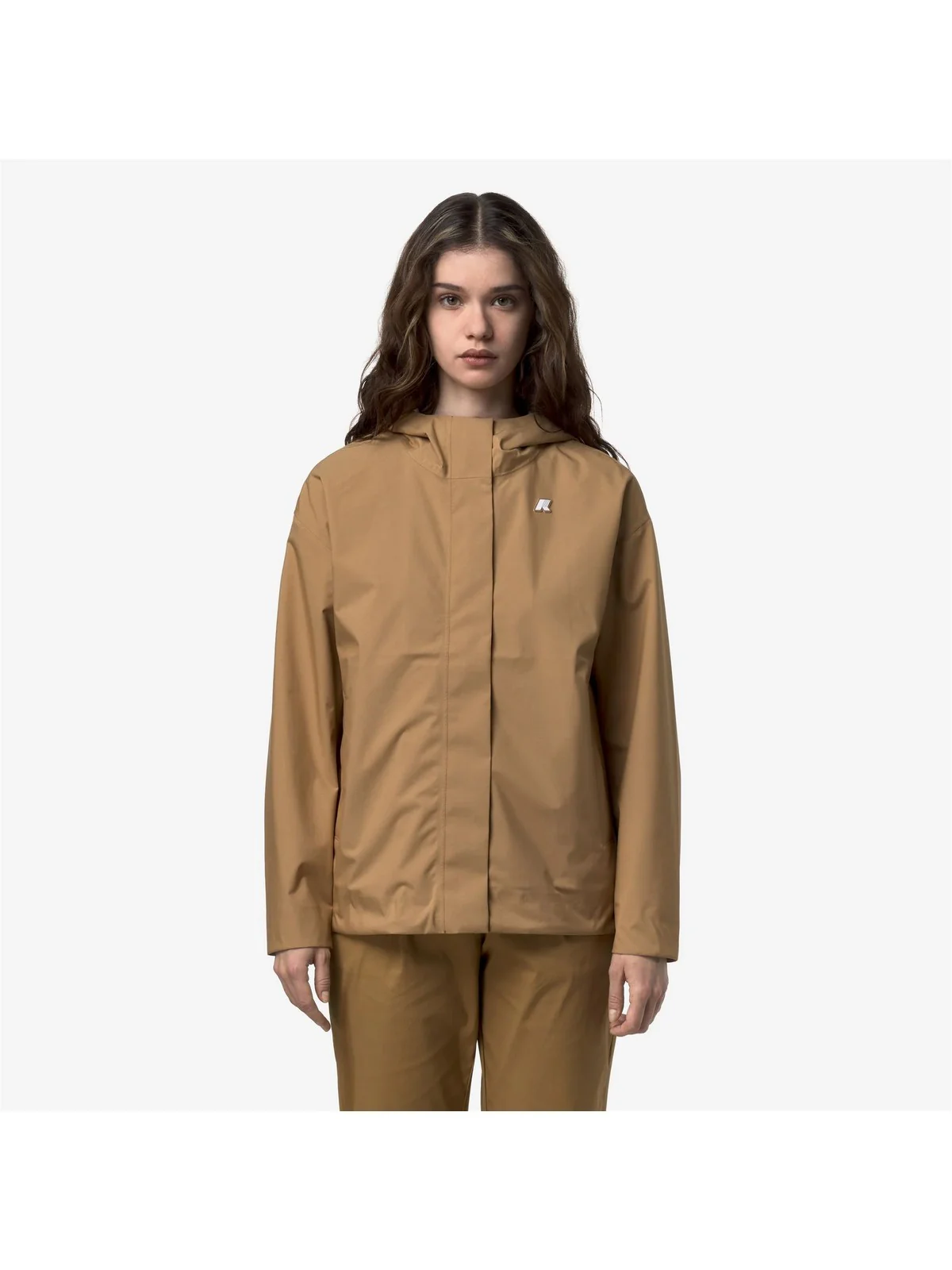 K-WAY Giubbino Donna ROSE STRETCH 2L K3148EW V04 Brown Bistre - Image 5