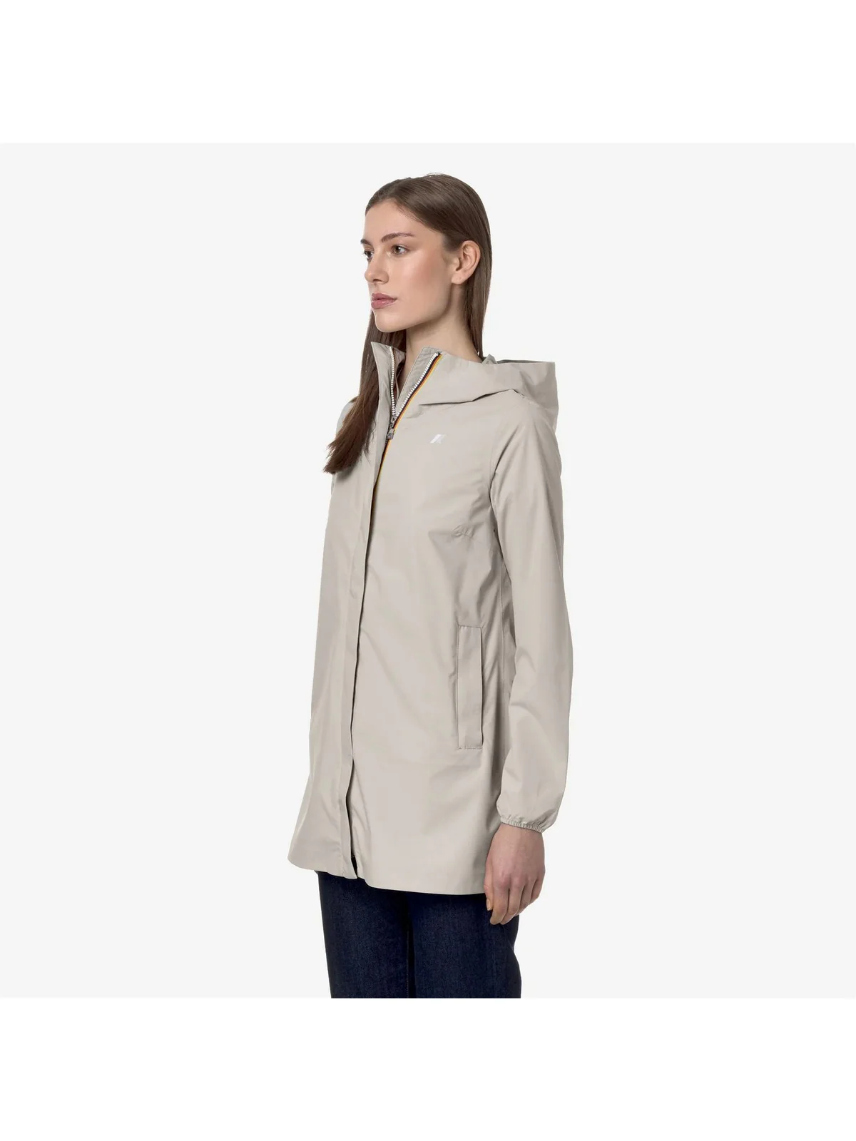K-WAY Giubbino Donna Sophie Eco Stretch Dot K5127NW 634 BEIGE LT - Image 4