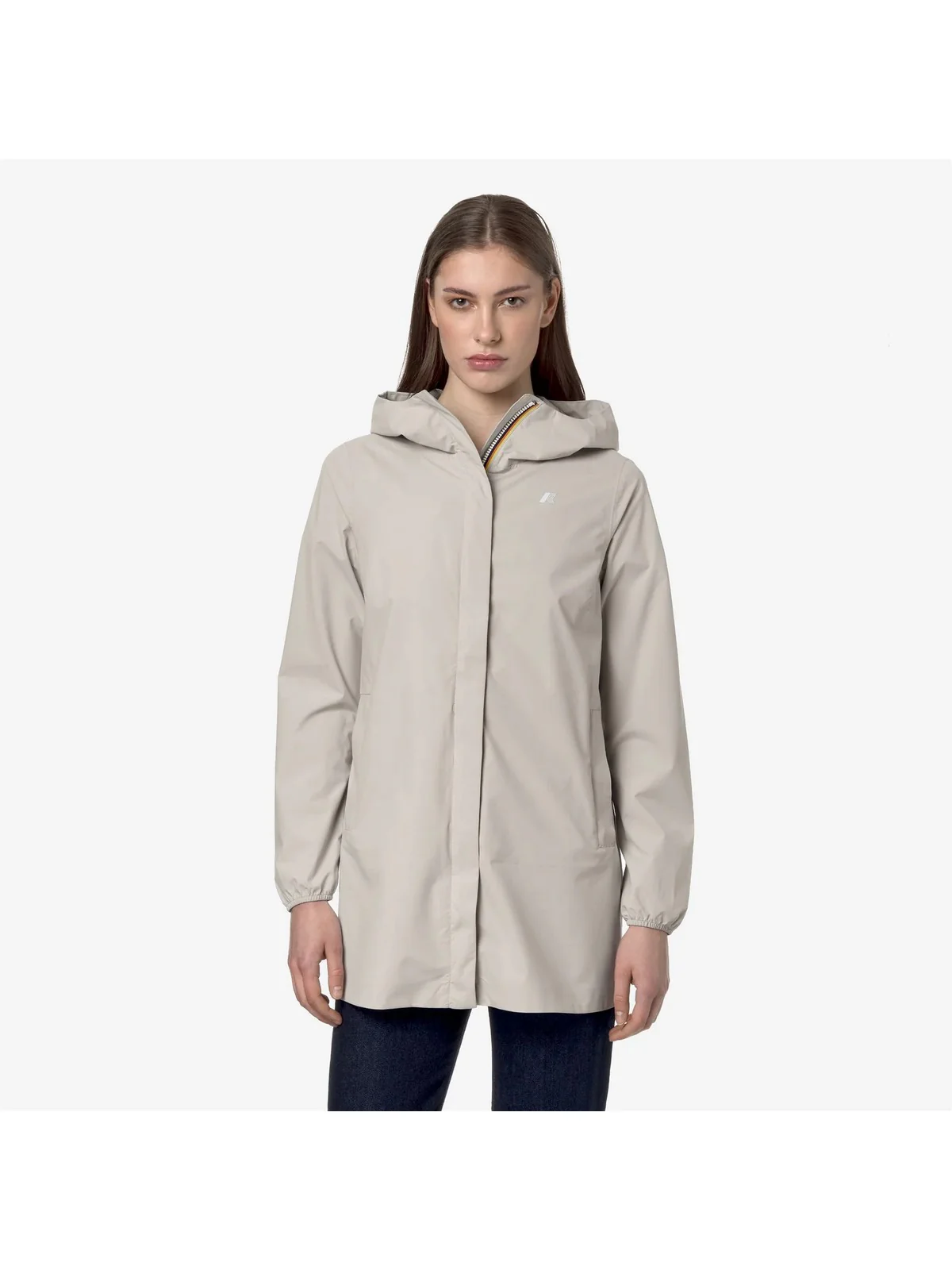K-WAY Giubbino Donna Sophie Eco Stretch Dot K5127NW 634 BEIGE LT - Image 5