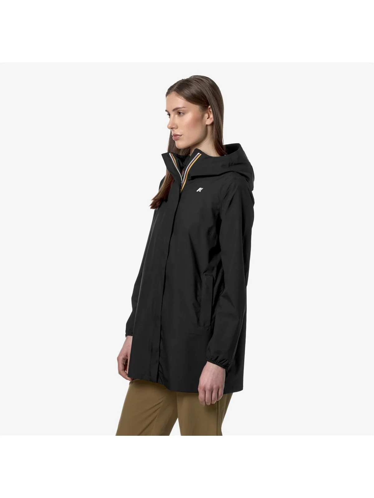 K-WAY Giubbino Donna Sophie Eco Stretch Dot K5127NW USY BLACK PURE - Image 2