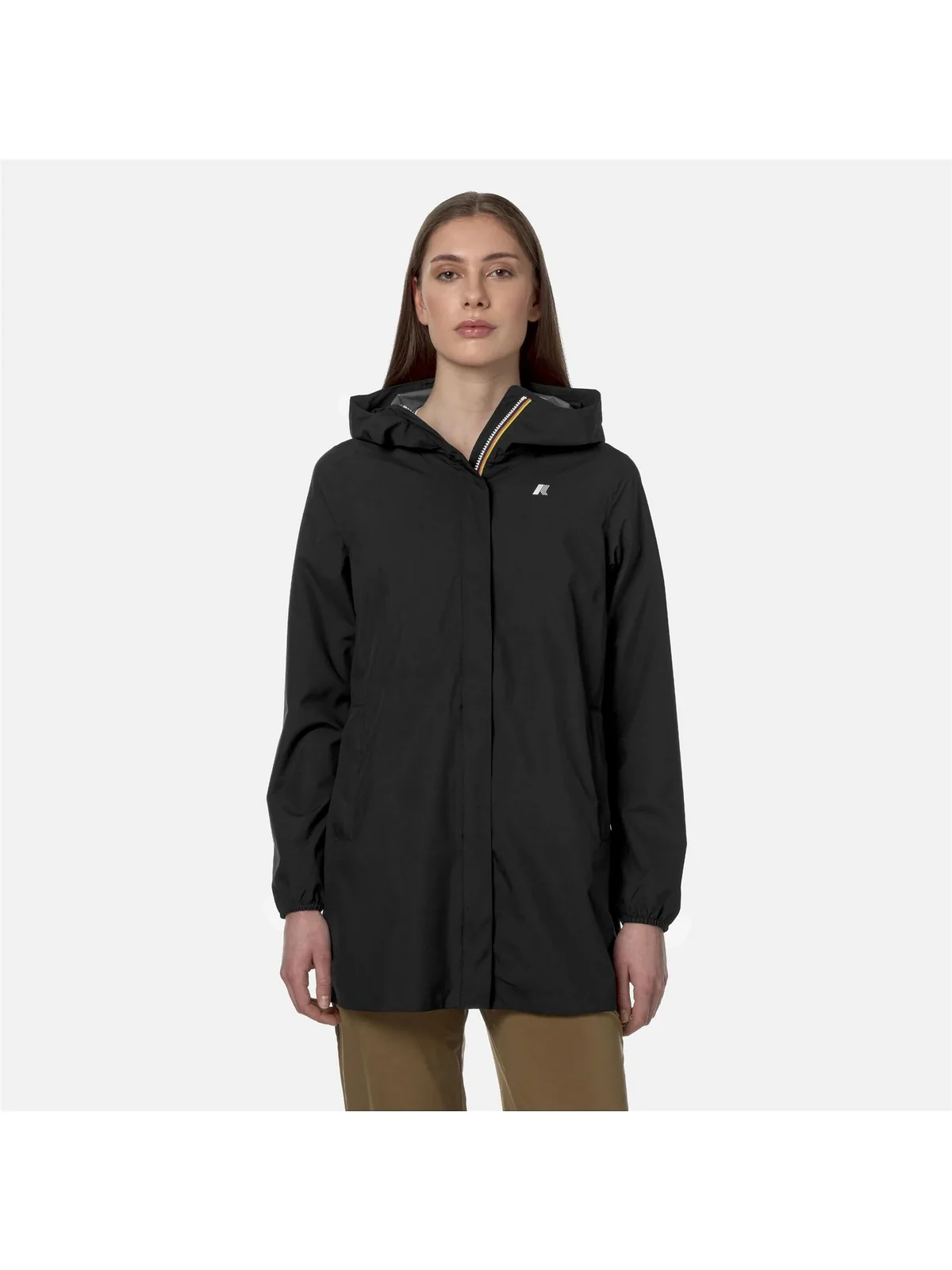 K-WAY Giubbino Donna Sophie Eco Stretch Dot K5127NW USY BLACK PURE - Image 3