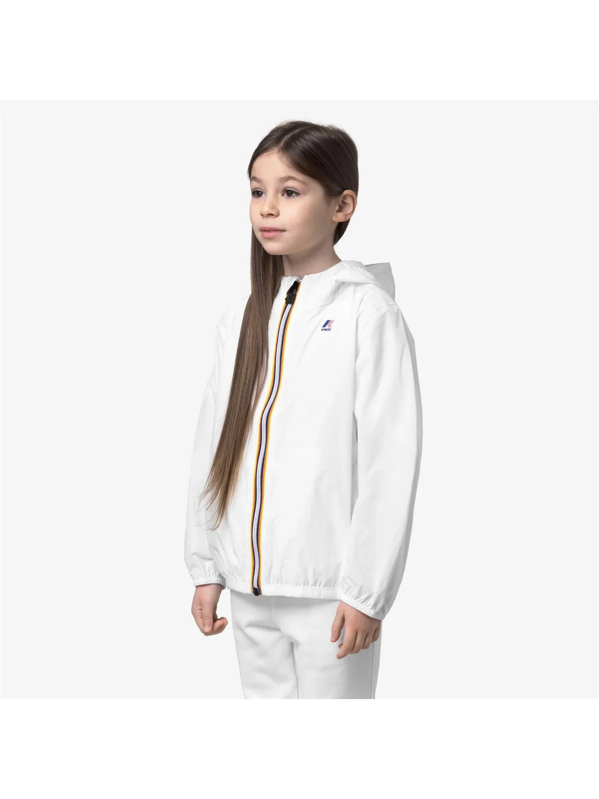 K-WAY Giubbino Unisex bambino P. LE VRAI 4.0 CLAUDE K61336W 001 WHITE - Image 3