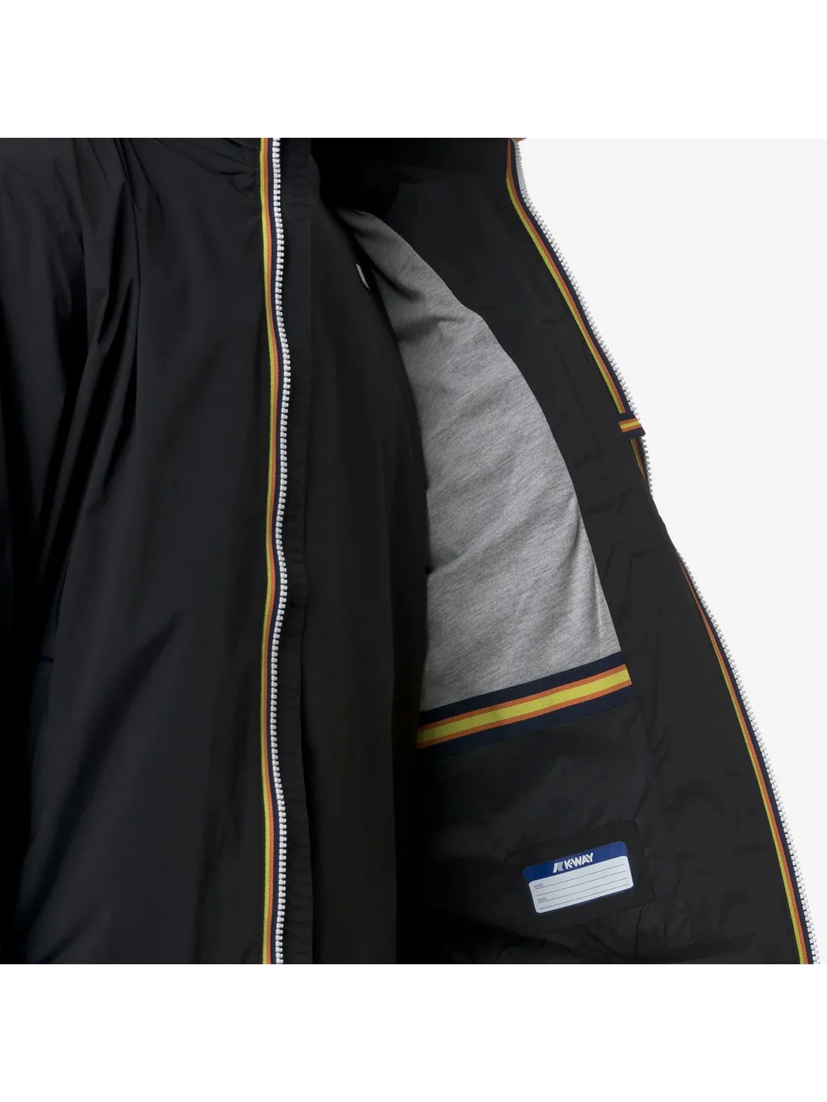 K-WAY Giubbino Uomo Amaury stretch nylon jersey K3123VW USY BLACK PURE - Image 2