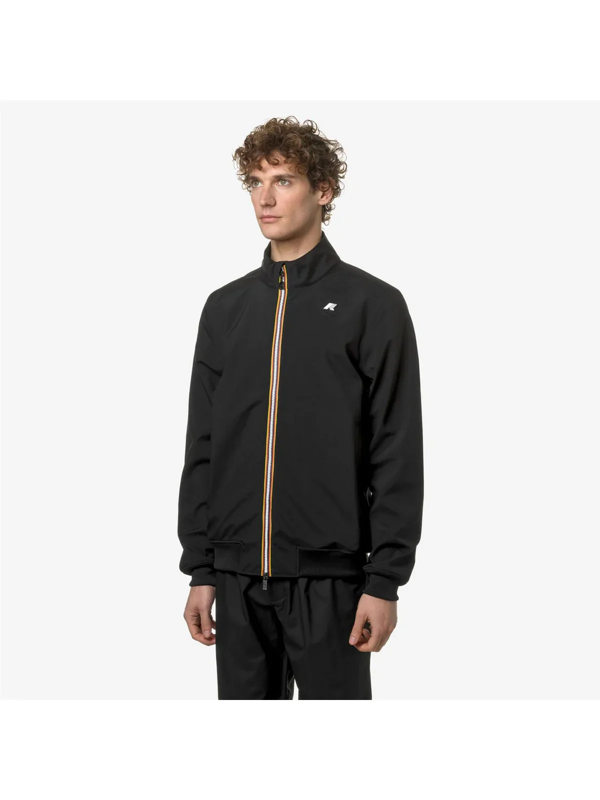 K-WAY Giubbino Uomo Arsene Bonded Jersey V K5123HW USY Nero - Image 2