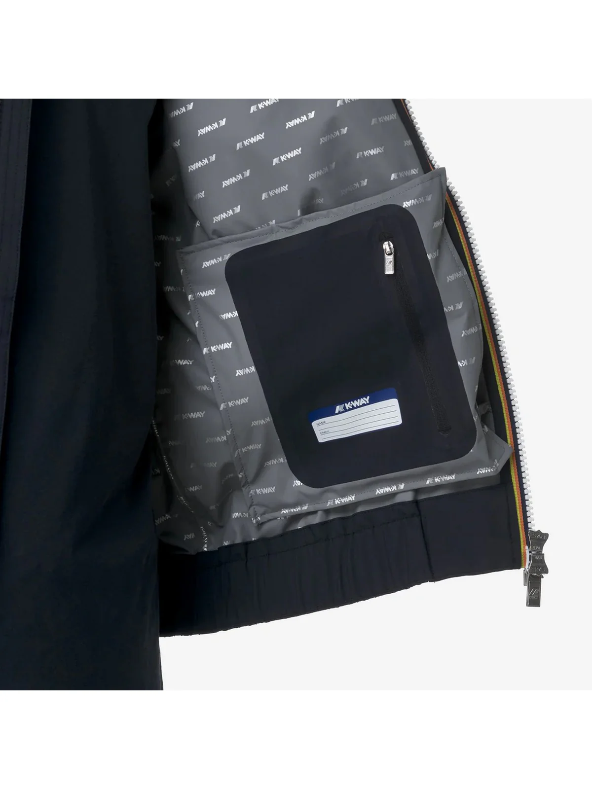 K-WAY Giubbino Uomo AURENE STRETCH DOT K51376W K89 Blu - Image 3