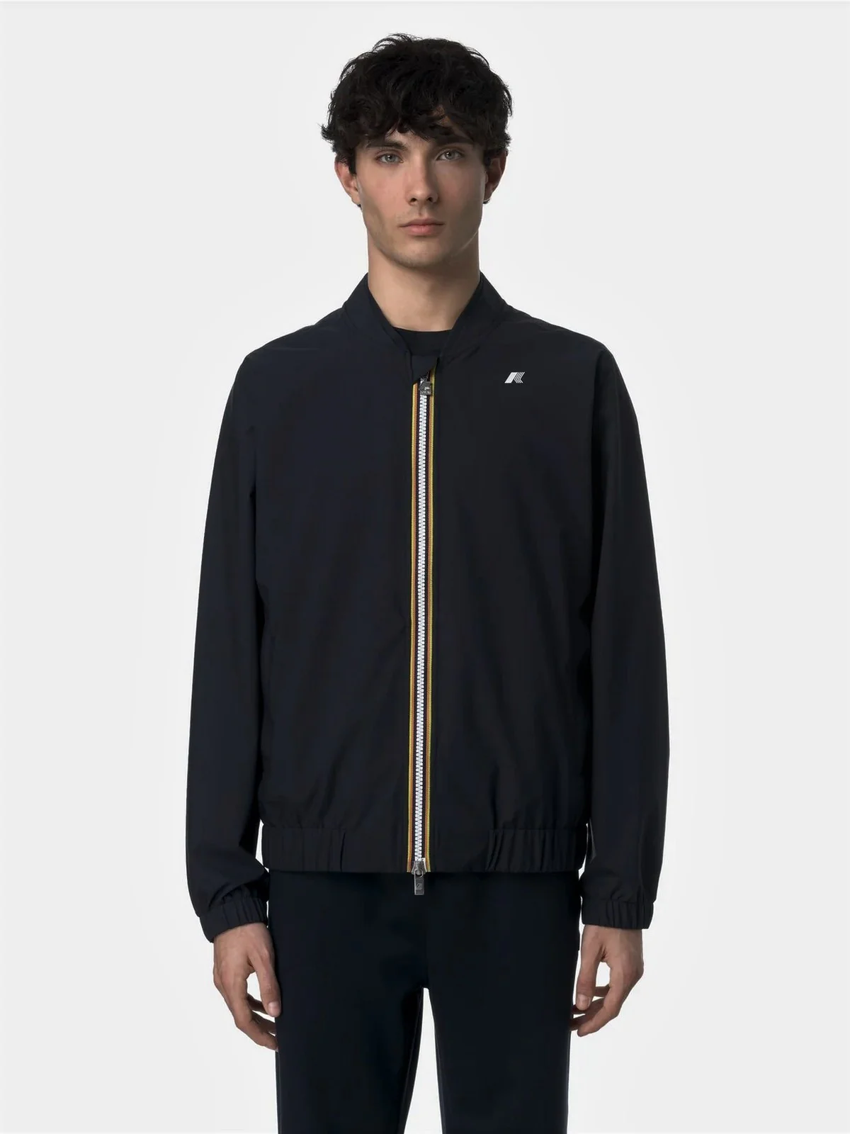 K-WAY Giubbino Uomo AURENE STRETCH DOT K51376W USY Nero - Image 2