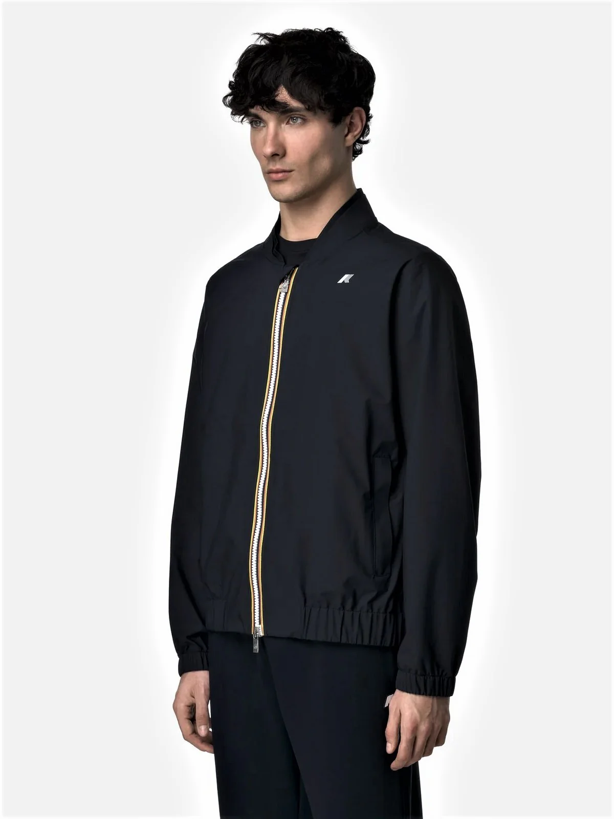 K-WAY Giubbino Uomo AURENE STRETCH DOT K51376W USY Nero - Image 3
