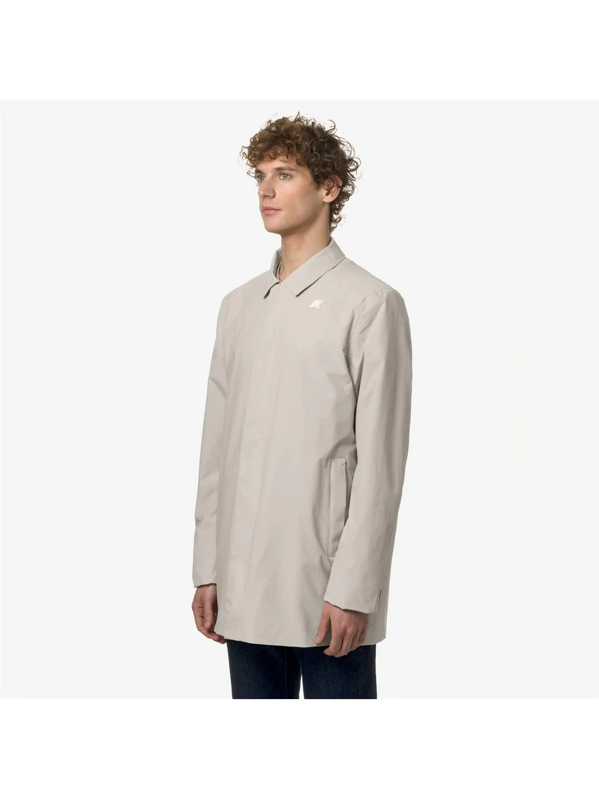 K-WAY Giubbino Uomo Benny Eco Ottoman K1141RW 634 Beige - Image 5