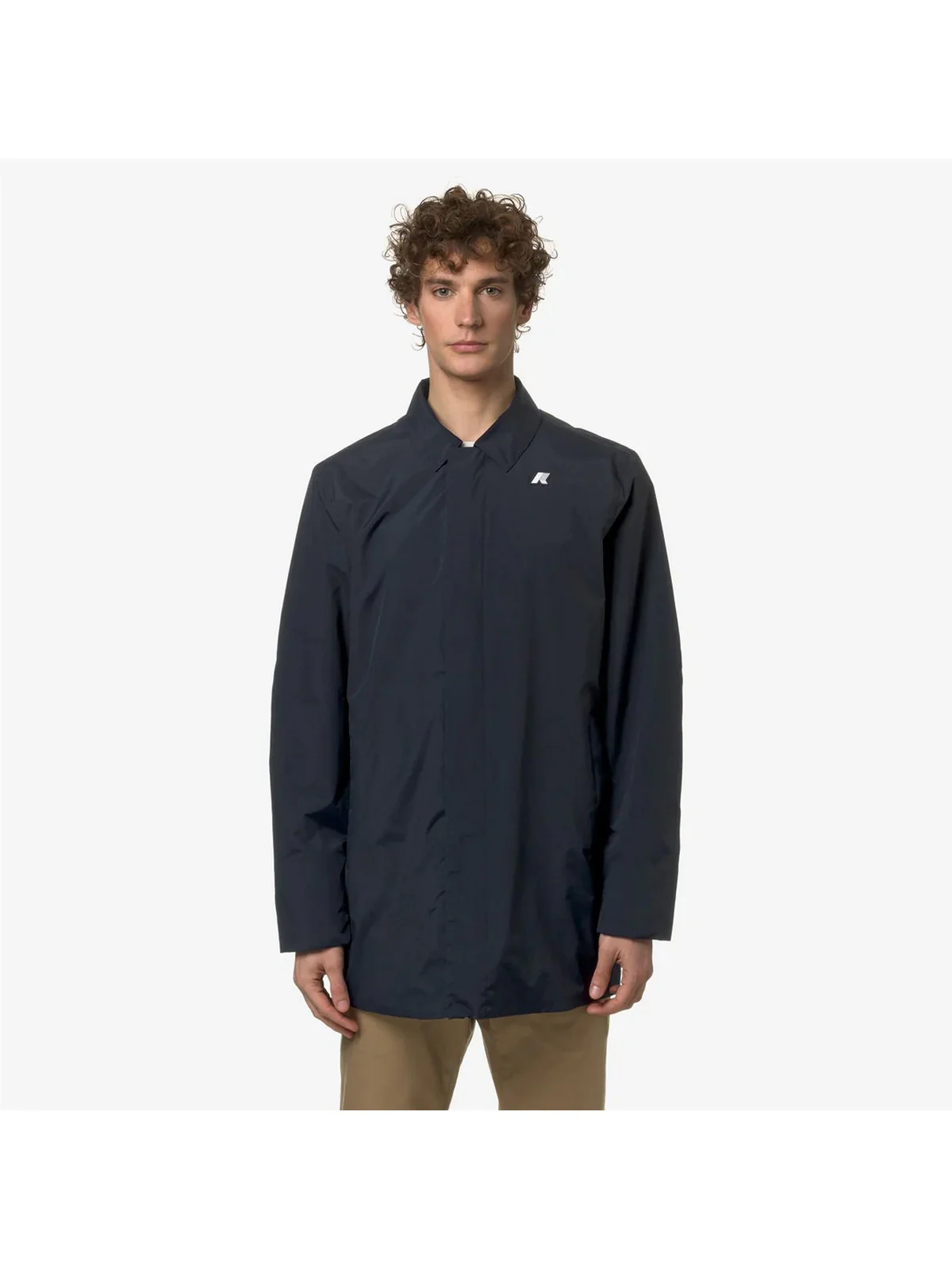K-WAY Giubbino Uomo Benny Eco Ottoman K1141RW K89 Blu - Image 3