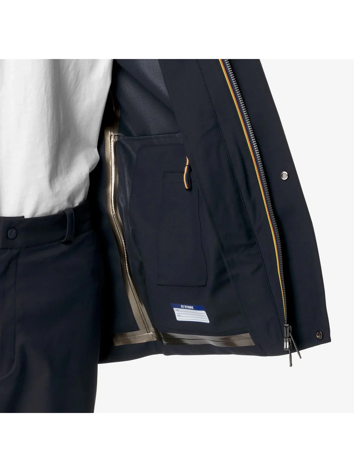 K-WAY Giubbino Uomo ERHAL TECH WOOL BLEND K51369W AR0 Blu - Image 2