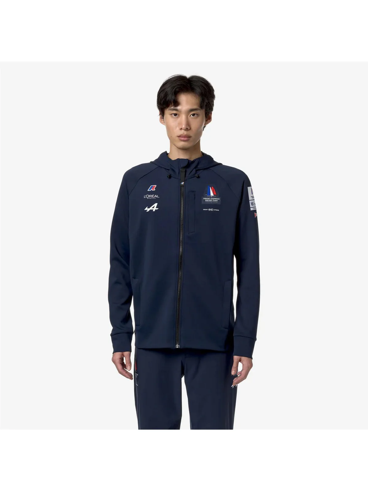 K-WAY Giubbino Uomo Etaples Orient Express Team Ac K8126XW B29 Blu - Image 3