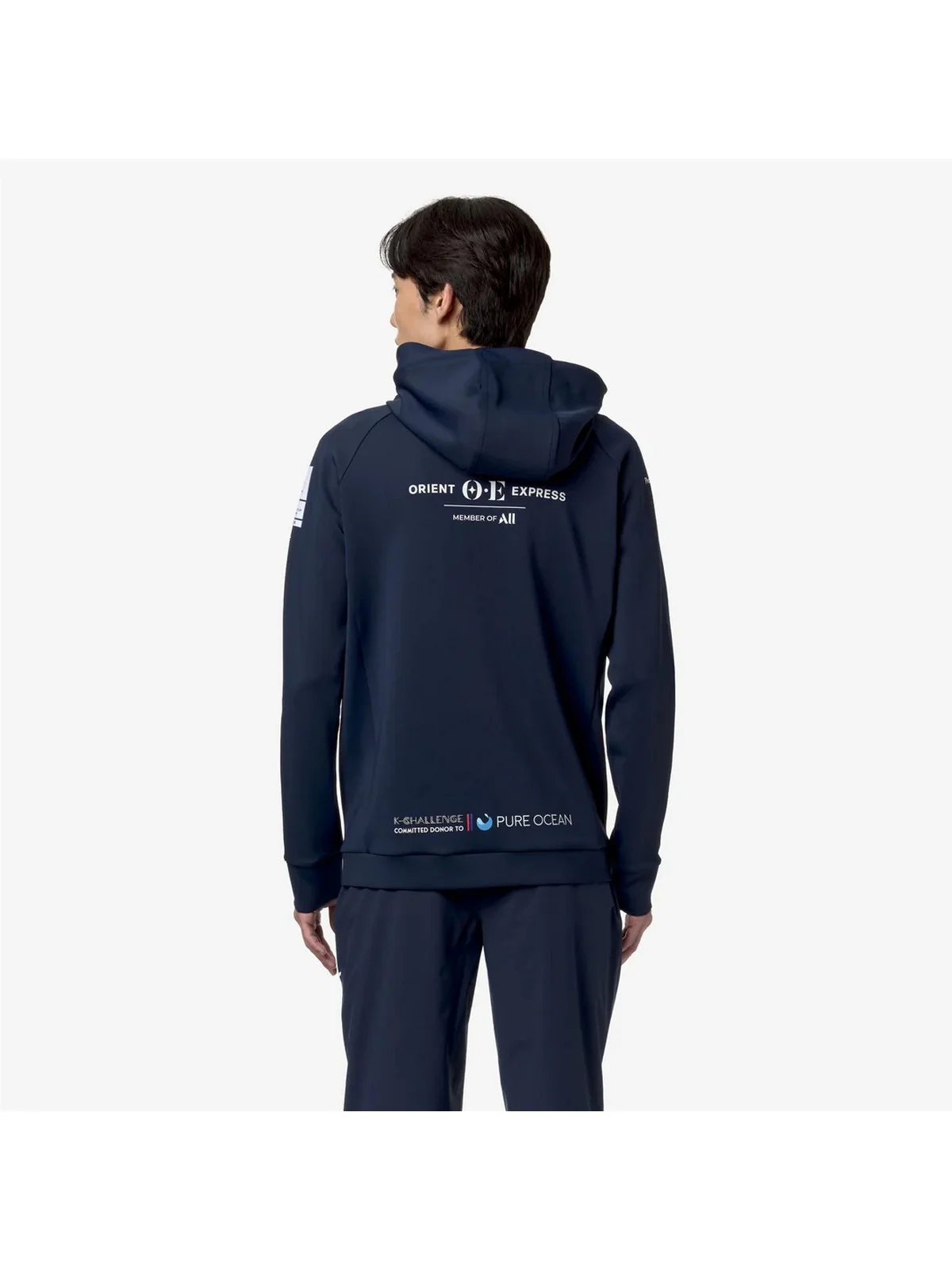 K-WAY Giubbino Uomo Etaples Orient Express Team Ac K8126XW B29 Blu - Image 4
