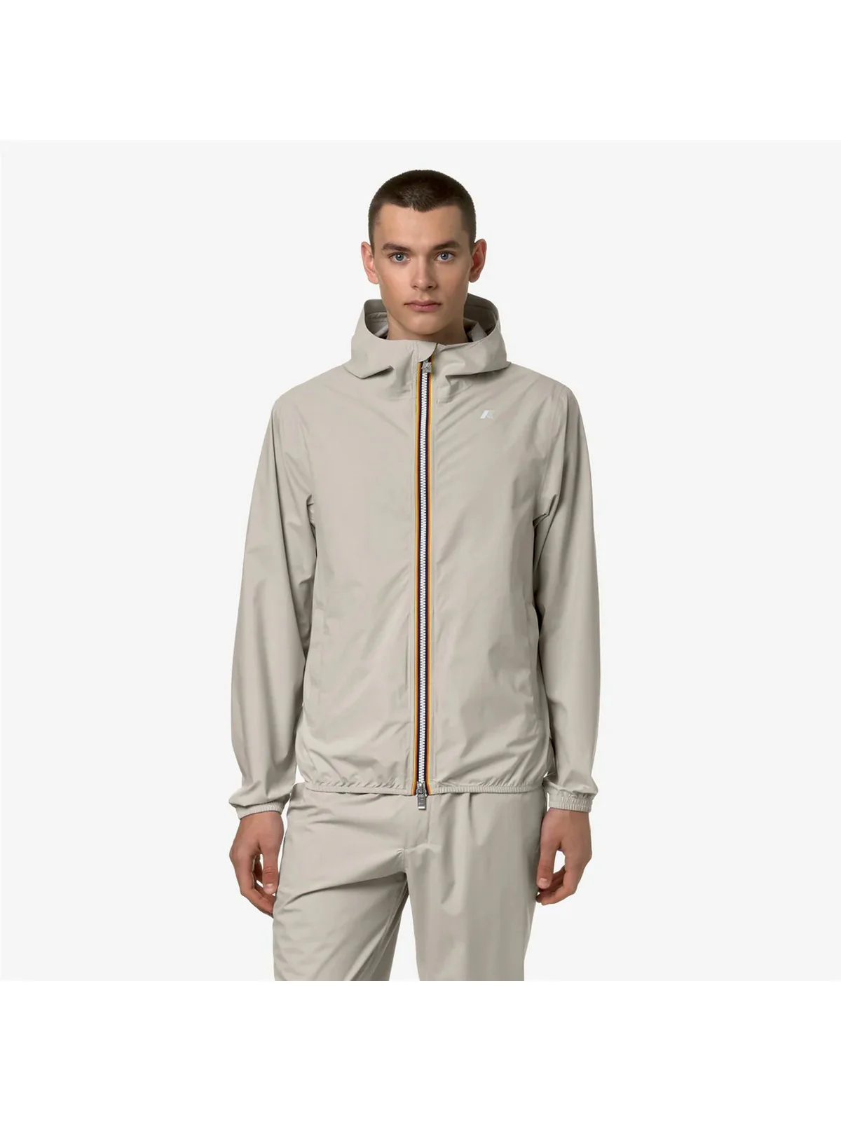 K-WAY Giubbino Uomo Jack Eco Stretch Dot K5127QW 634 Beige - Image 3