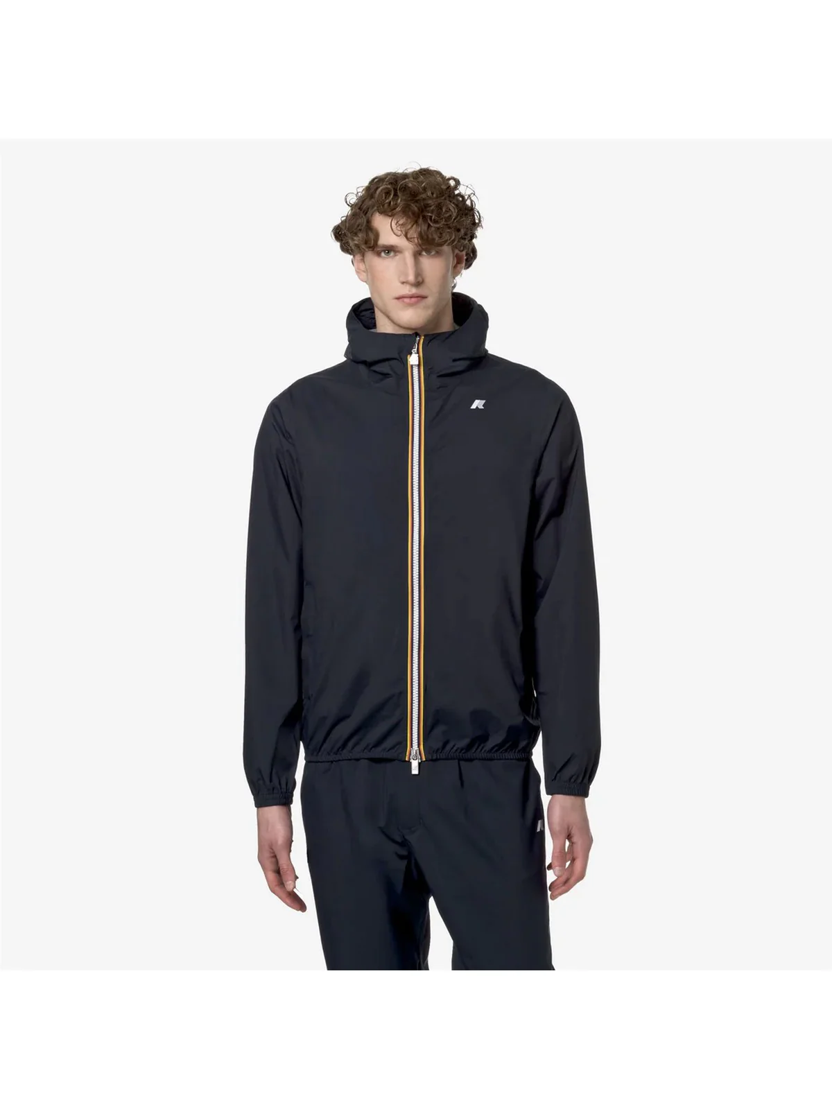 K-WAY Giubbino Uomo Jack Eco Stretch Dot K5127QW K89 BLUE DEPTH - Image 3