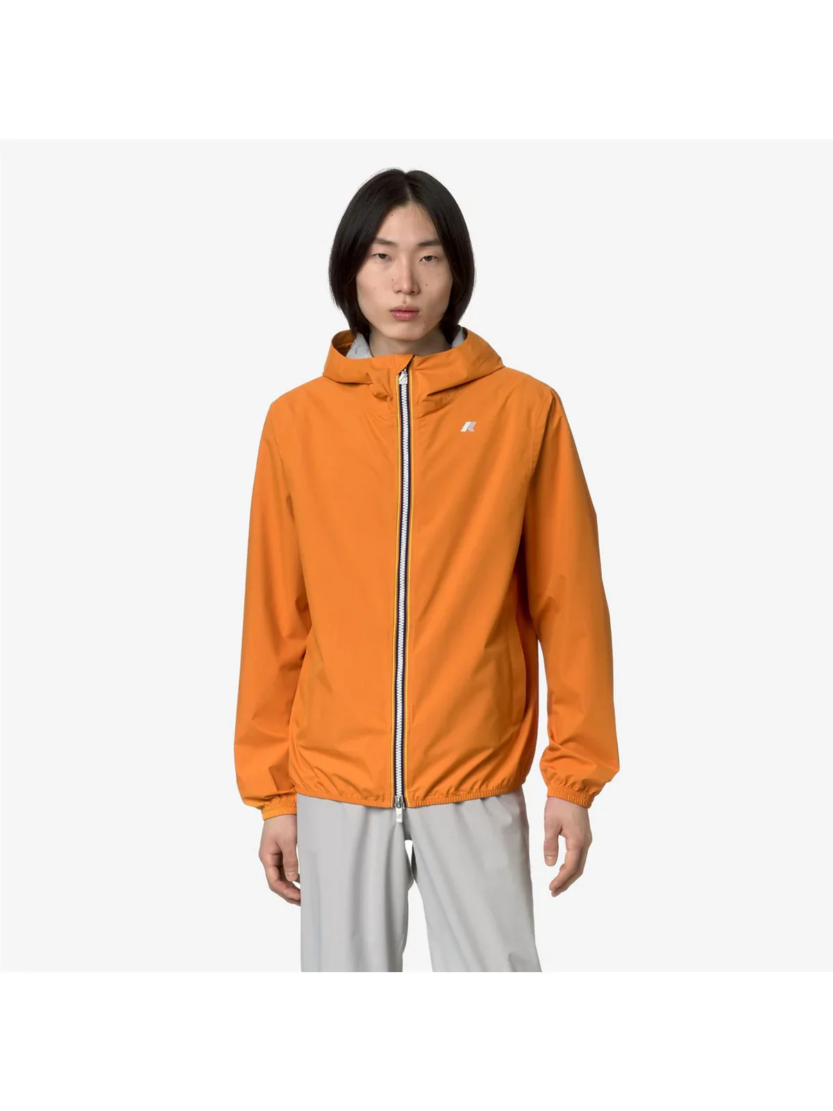 K-WAY Giubbino Uomo Jack Eco Stretch Dot K5127QW M30 Arancione - Image 2