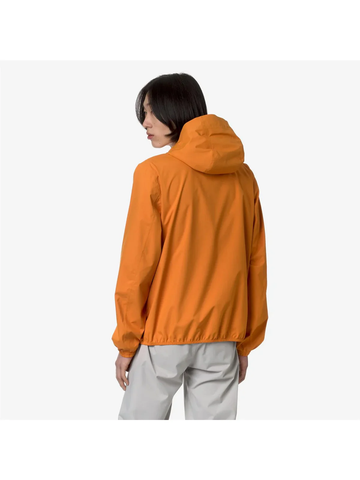 K-WAY Giubbino Uomo Jack Eco Stretch Dot K5127QW M30 Arancione - Image 3