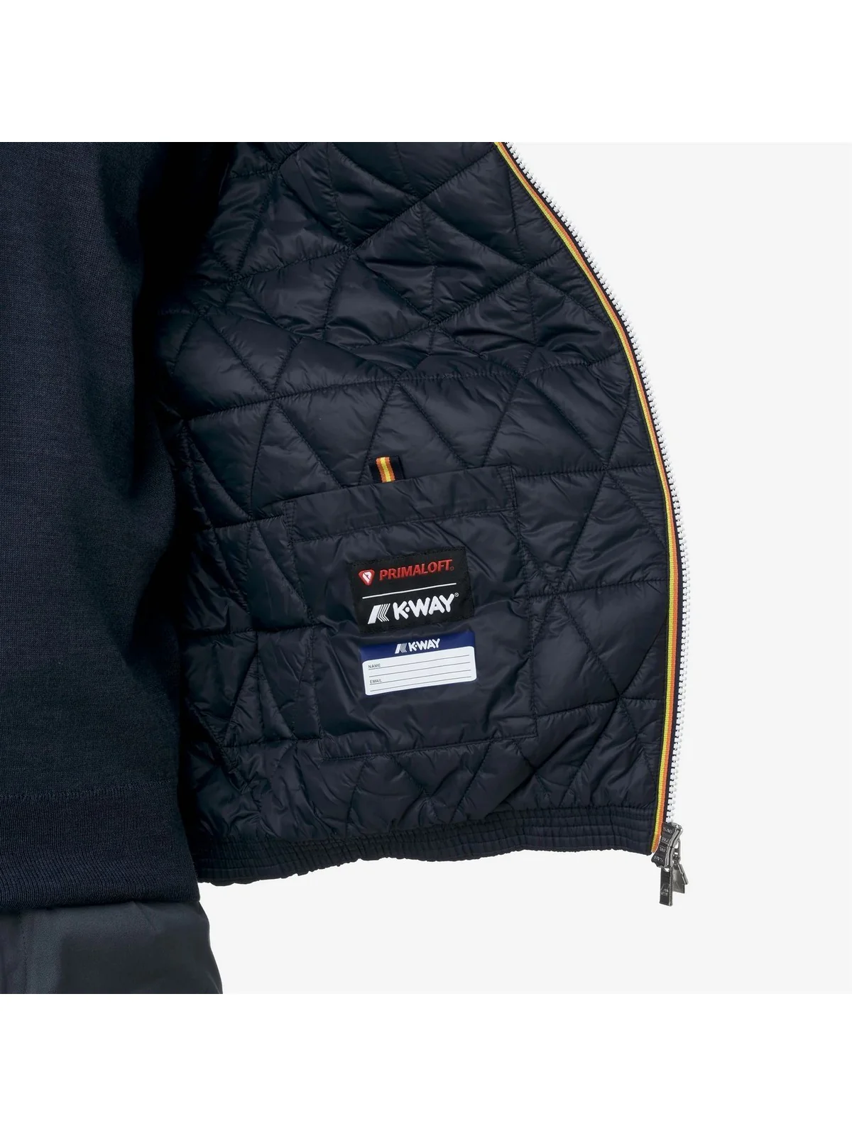 K-WAY Giubbino Uomo JACK PLAIN WARM K2136DW K89 BLUE DEPTH - Image 5