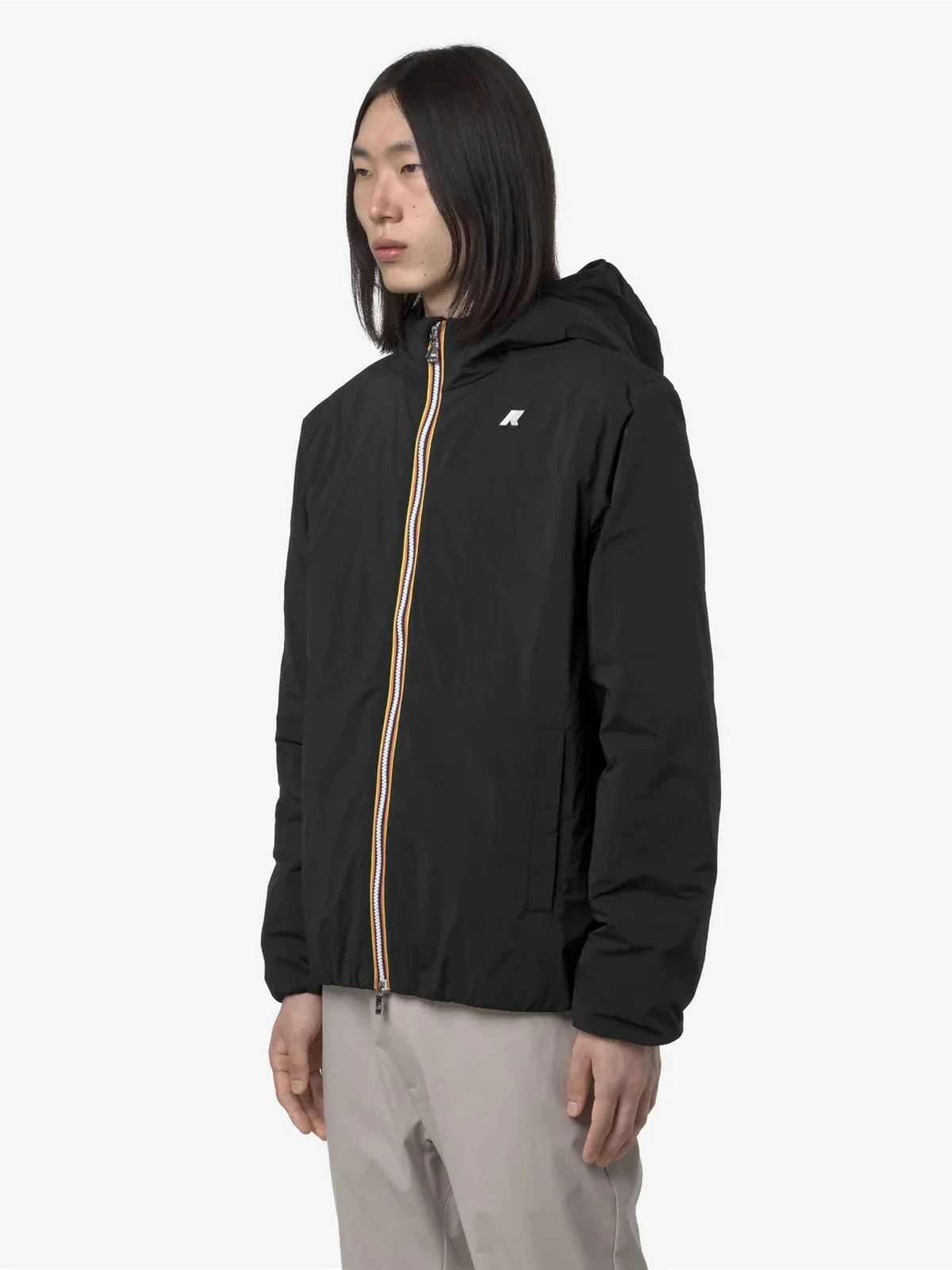 K-WAY Giubbino Uomo JACK PLAIN WARM K2136DW USY BLACK PURE - Image 3
