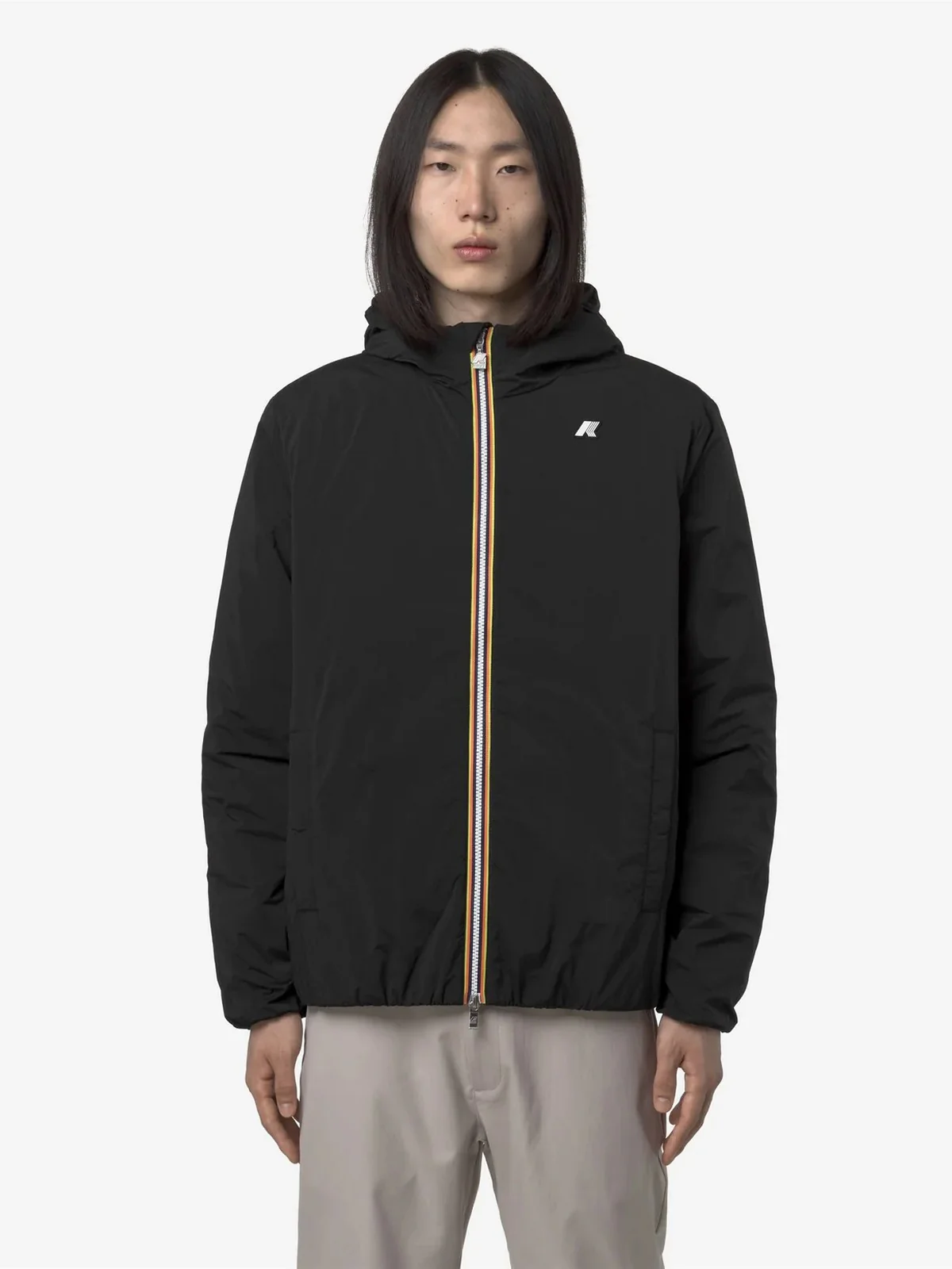 K-WAY Giubbino Uomo JACK PLAIN WARM K2136DW USY BLACK PURE - Image 4