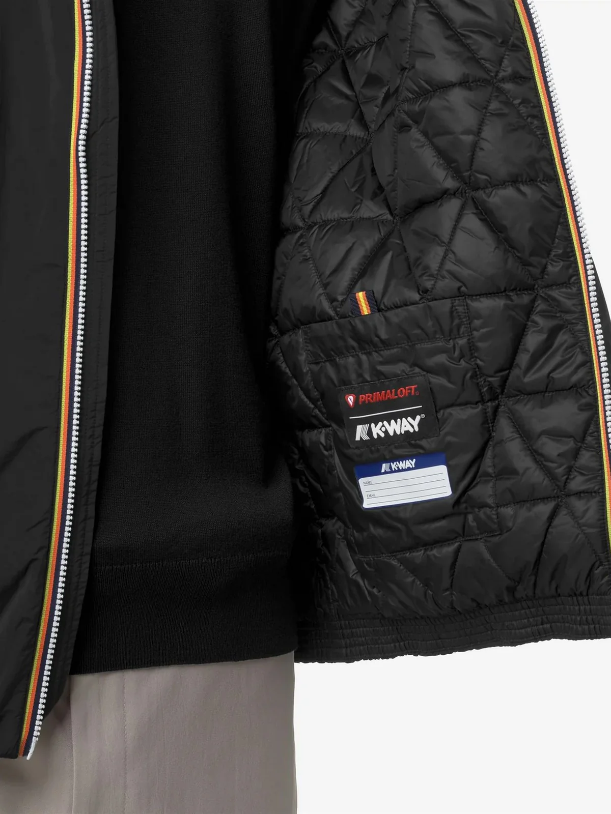 K-WAY Giubbino Uomo JACK PLAIN WARM K2136DW USY BLACK PURE - Image 5