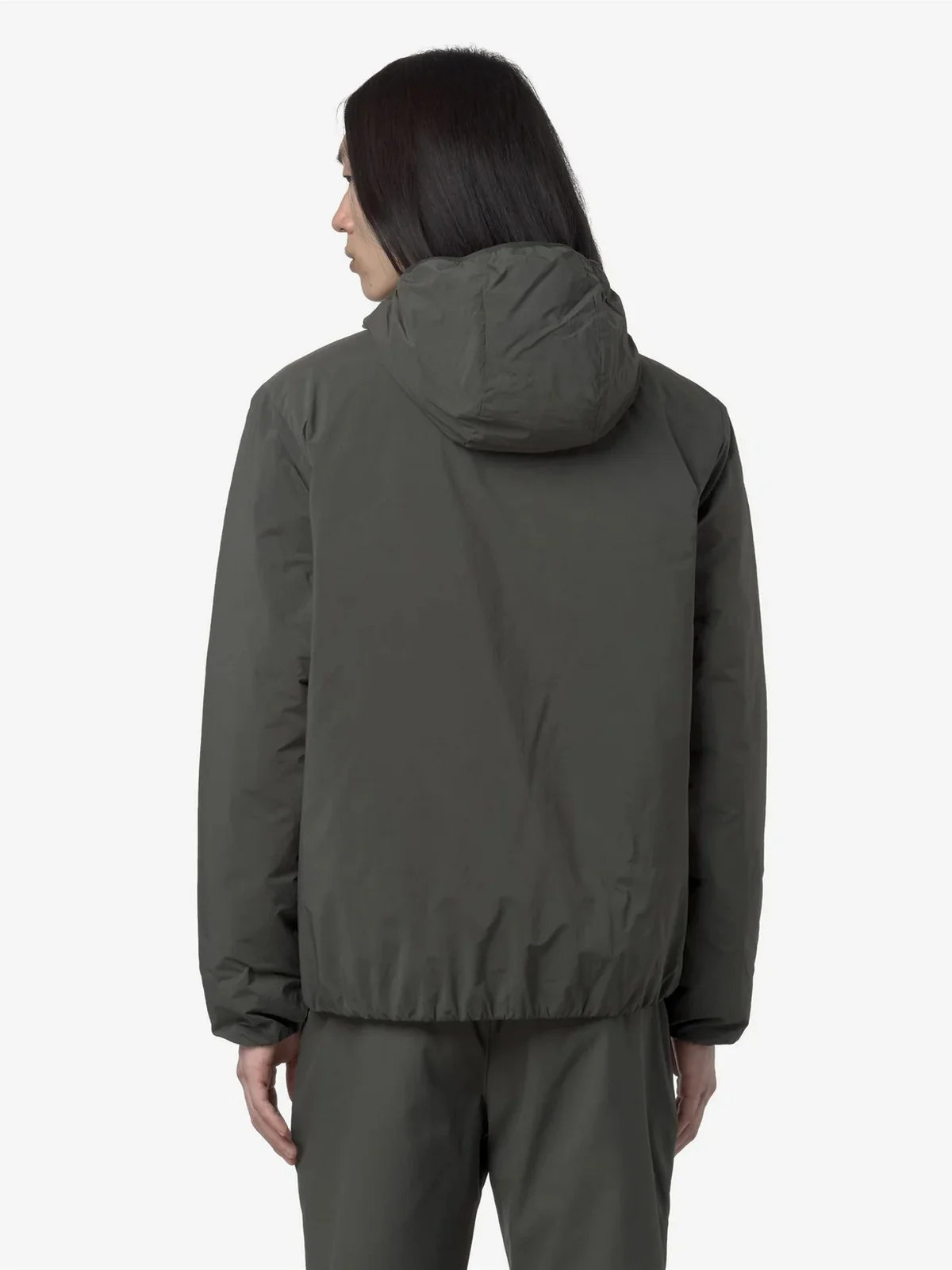 K-WAY Giubbino Uomo JACK PLAIN WARM K2136DW WMR GREEN BLACKISH - Image 2