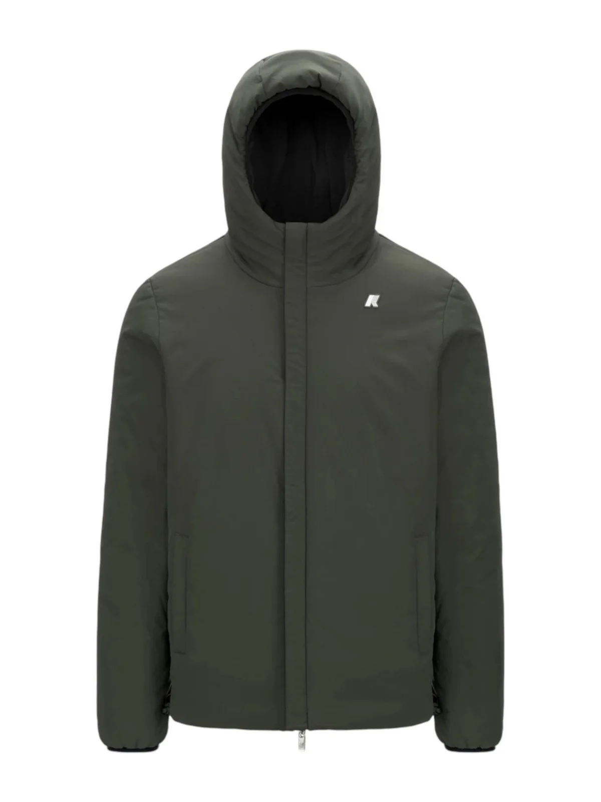 K-WAY Giubbino Uomo JACK ST WARM DOUBLE K6128VW AH3 BLACK PURE - GREEN B - Image 2