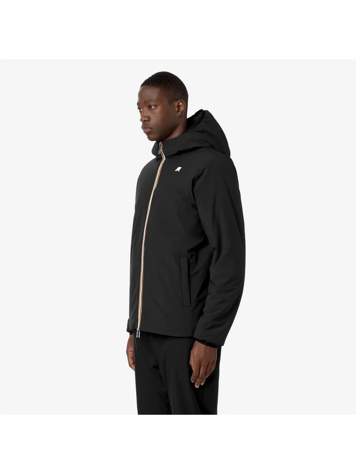 K-WAY Giubbino Uomo JACK ST WARM DOUBLE K6128VW AH3 BLACK PURE - GREEN B - Image 4