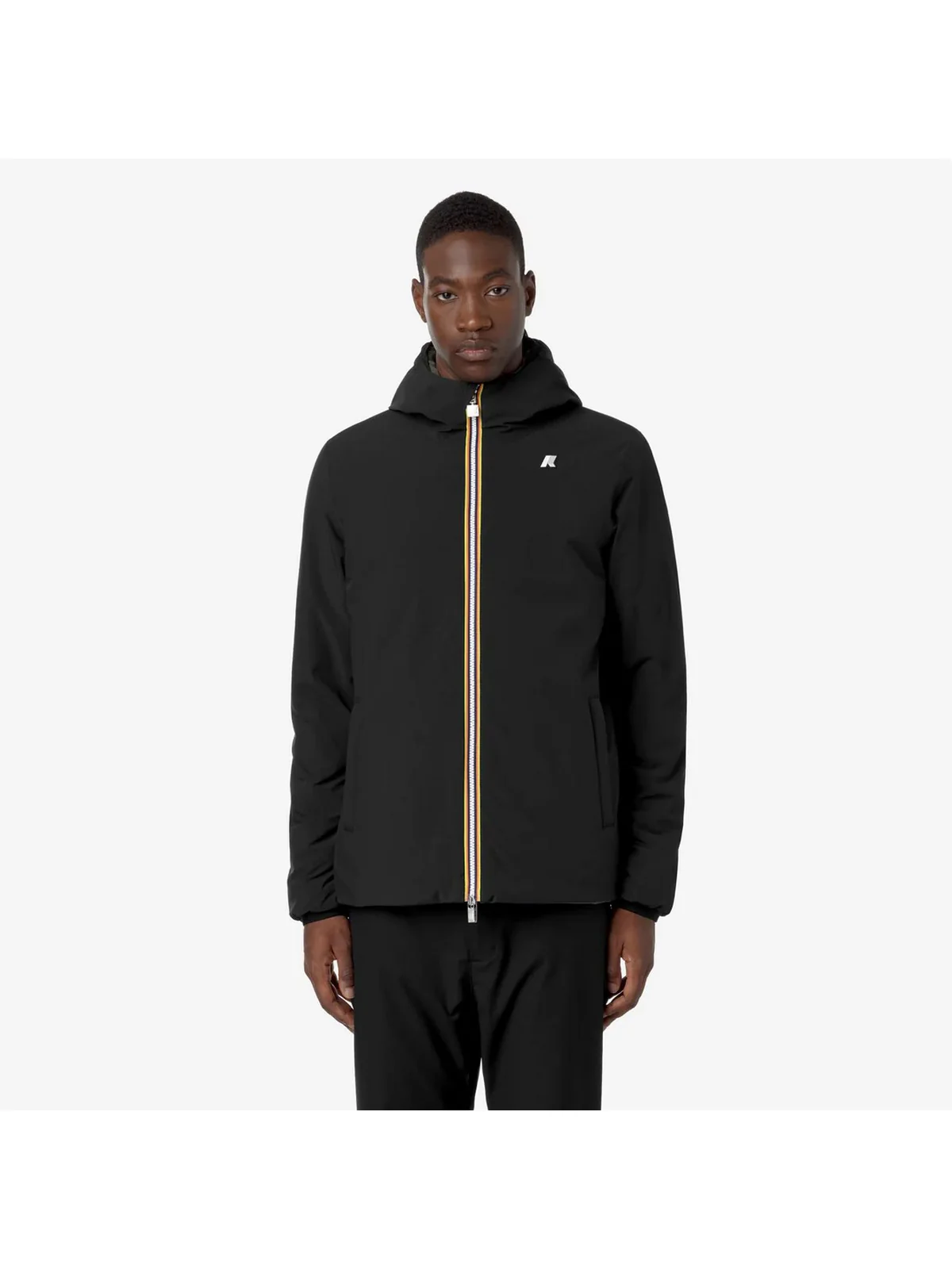 K-WAY Giubbino Uomo JACK ST WARM DOUBLE K6128VW AH3 BLACK PURE - GREEN B - Image 5