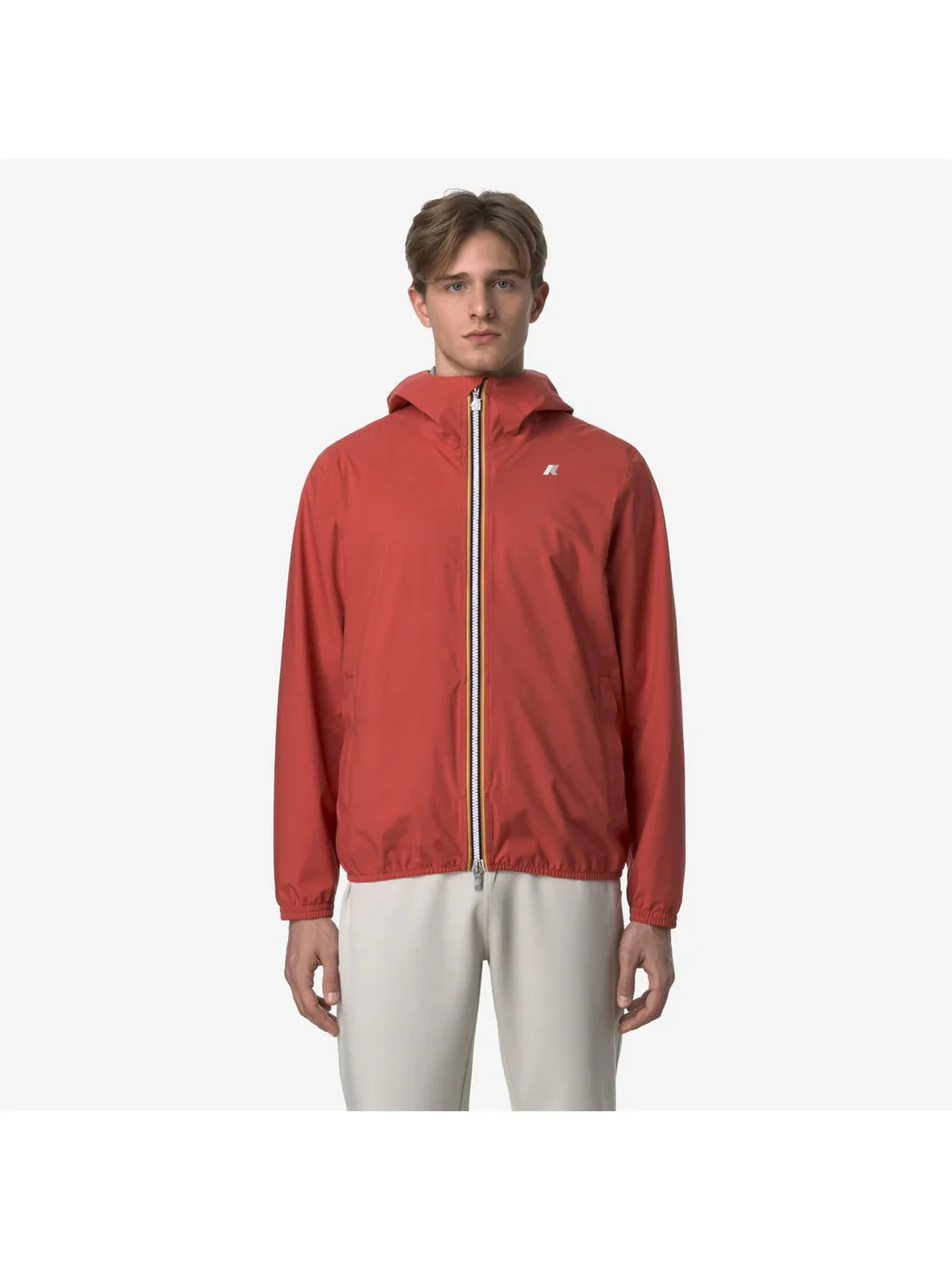 K-WAY Giubbino Uomo Jack stretch dot K5127QW 703 Rosso - Image 3