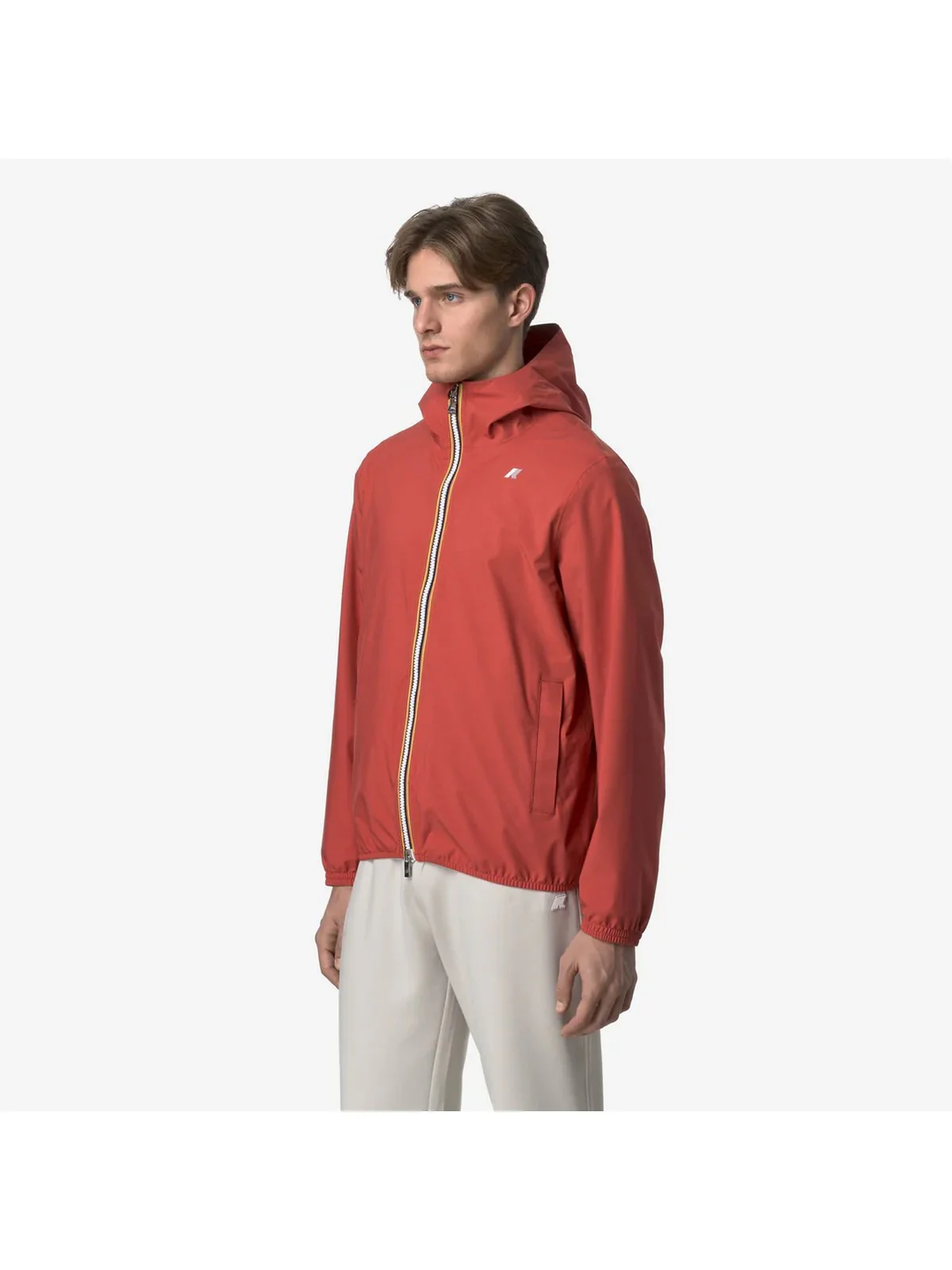 K-WAY Giubbino Uomo Jack stretch dot K5127QW 703 Rosso - Image 4