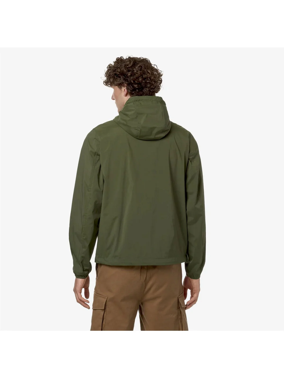 K-WAY Giubbino Uomo Jack  Stretch Nylon Jersey K2121NW H11 Verde - Image 4