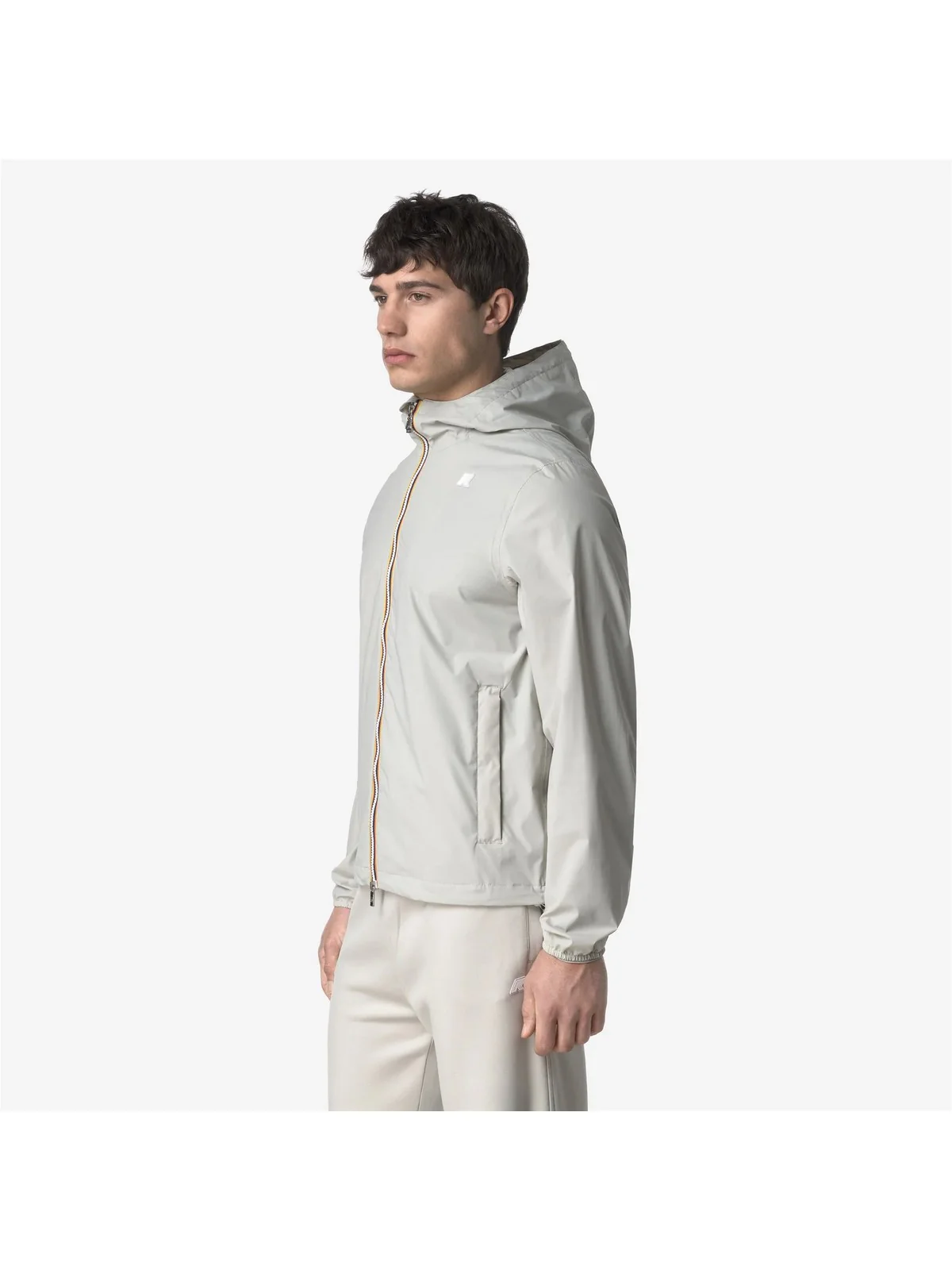 K-WAY Giubbino Uomo Jack  Stretch Nylon Jersey K3123UW 634 BEIGE LT - Image 3