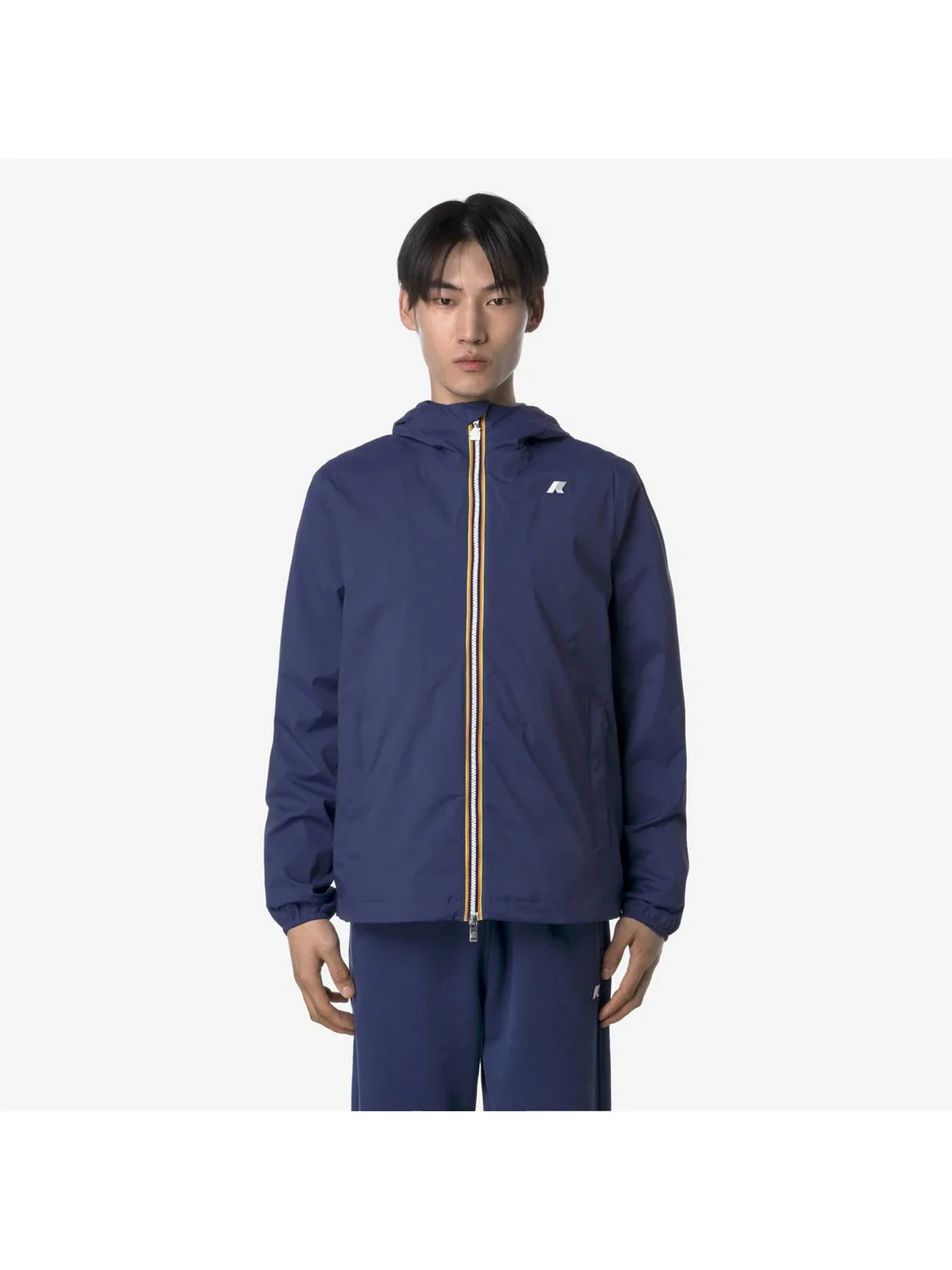K-WAY Giubbino Uomo Jack stretch nylon jersey K3123UW 867 Blu - Image 4
