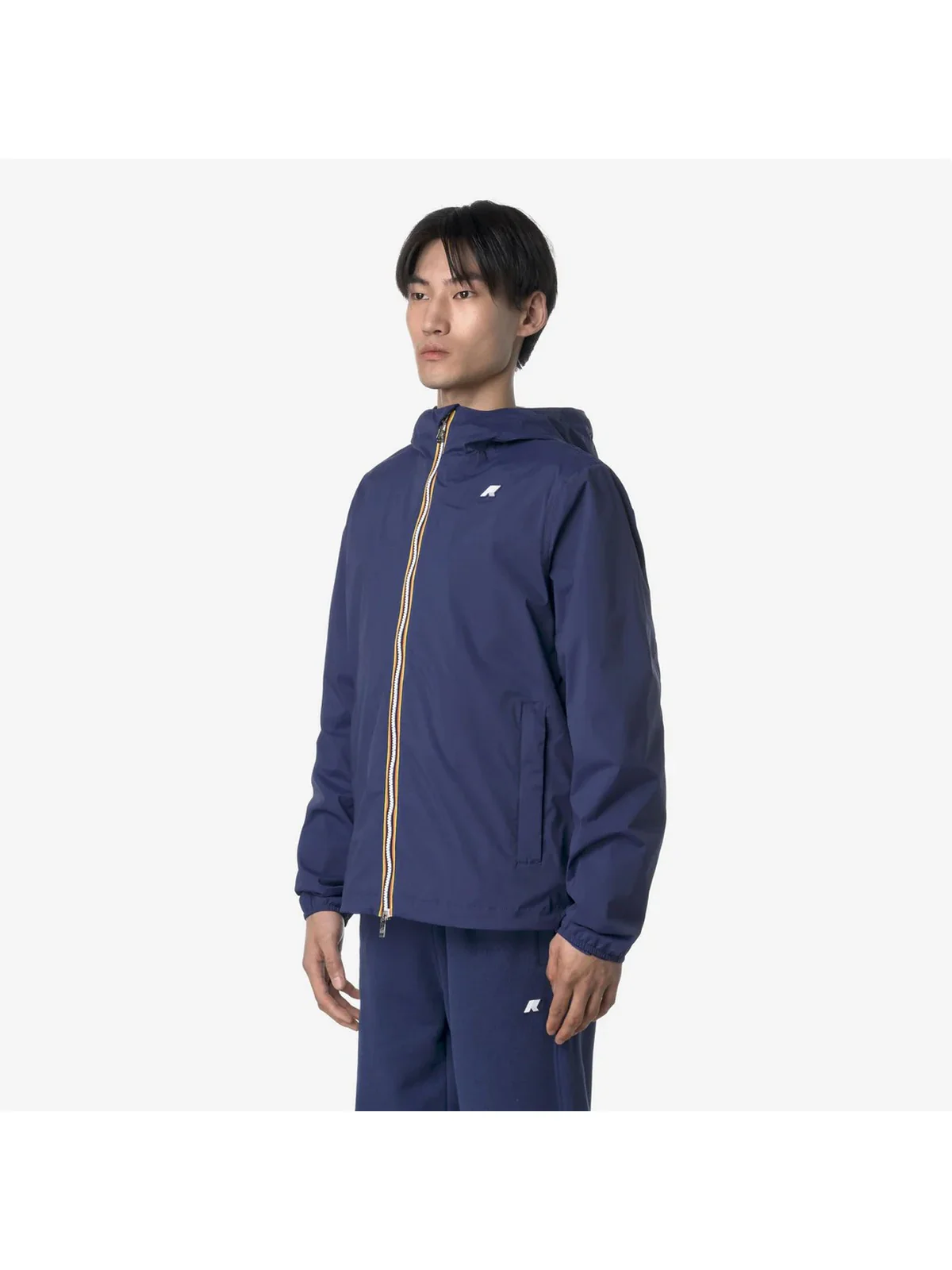 K-WAY Giubbino Uomo Jack stretch nylon jersey K3123UW 867 Blu - Image 5