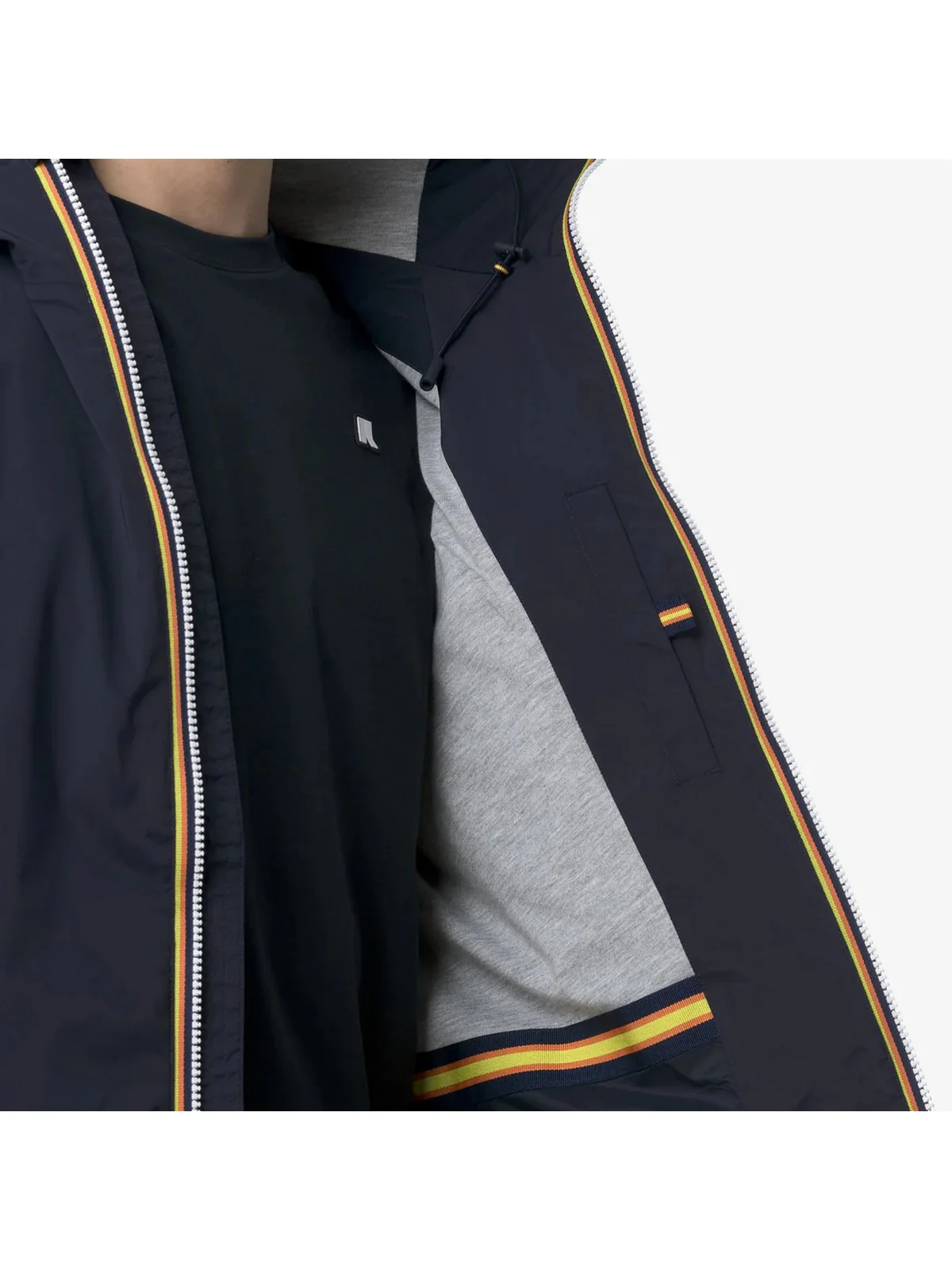 K-WAY Giubbino Uomo Jack stretch nylon jersey K3123UW K89 BLUE DEPTH - Image 5