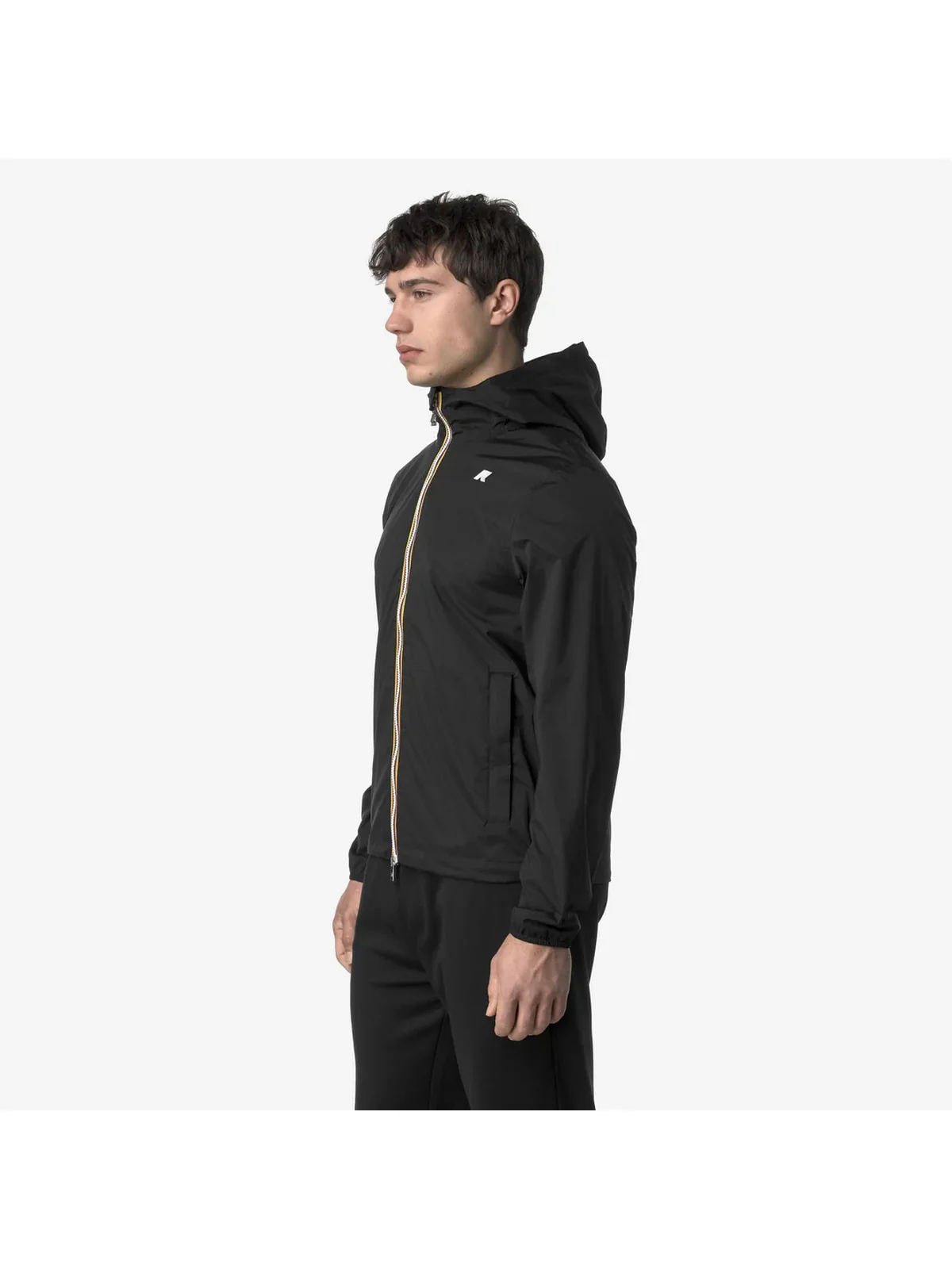 K-WAY Giubbino Uomo Jack stretch nylon jersey K3123UW USY BLACK PURE - Image 2