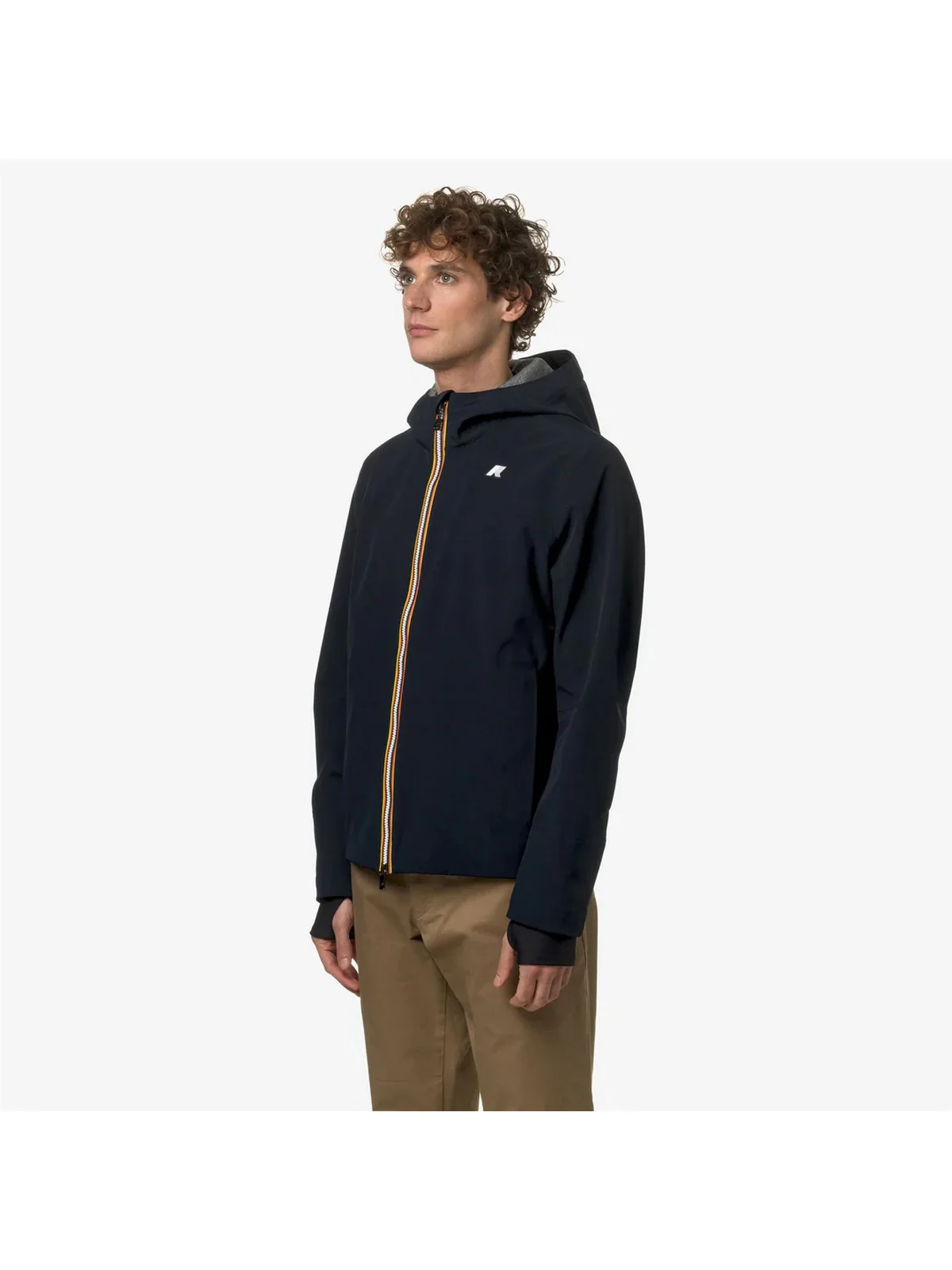 K-WAY Giubbino Uomo Jacko Bonded Jersey V K5123GW K89 Blu - Image 4